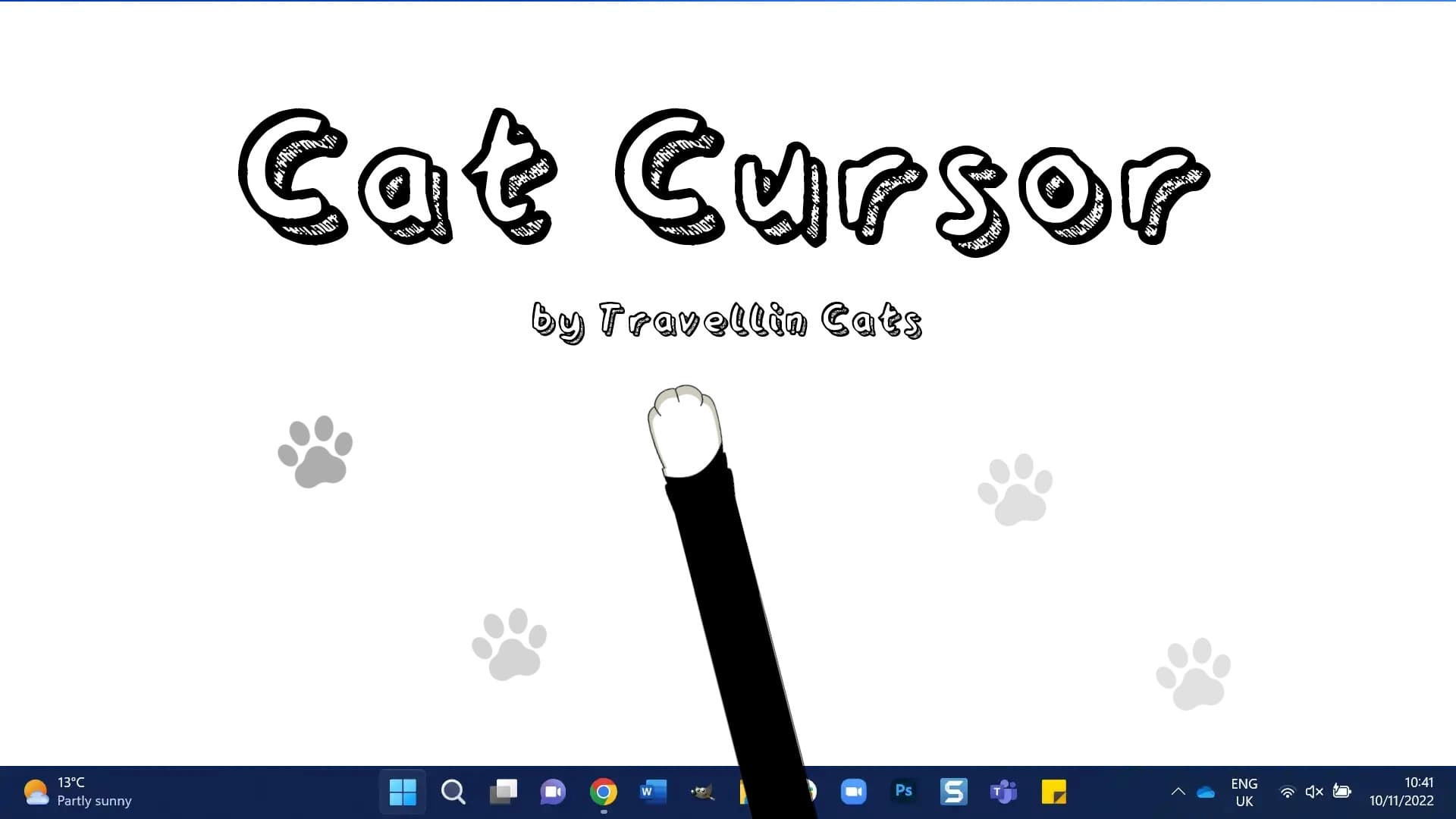 Cat Cursor by Travellin Cats screenshot 6