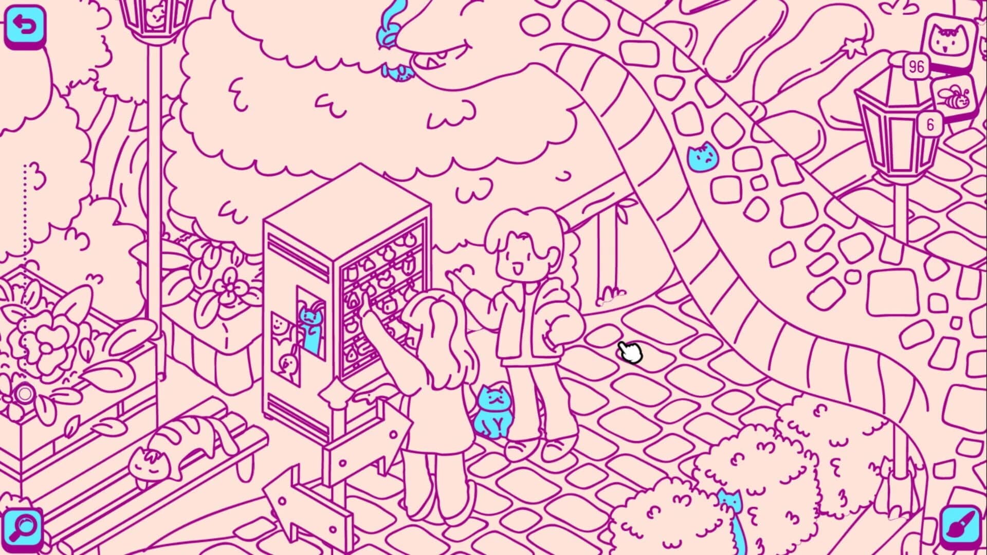 Cats and Seek: Dino Park screenshot 2
