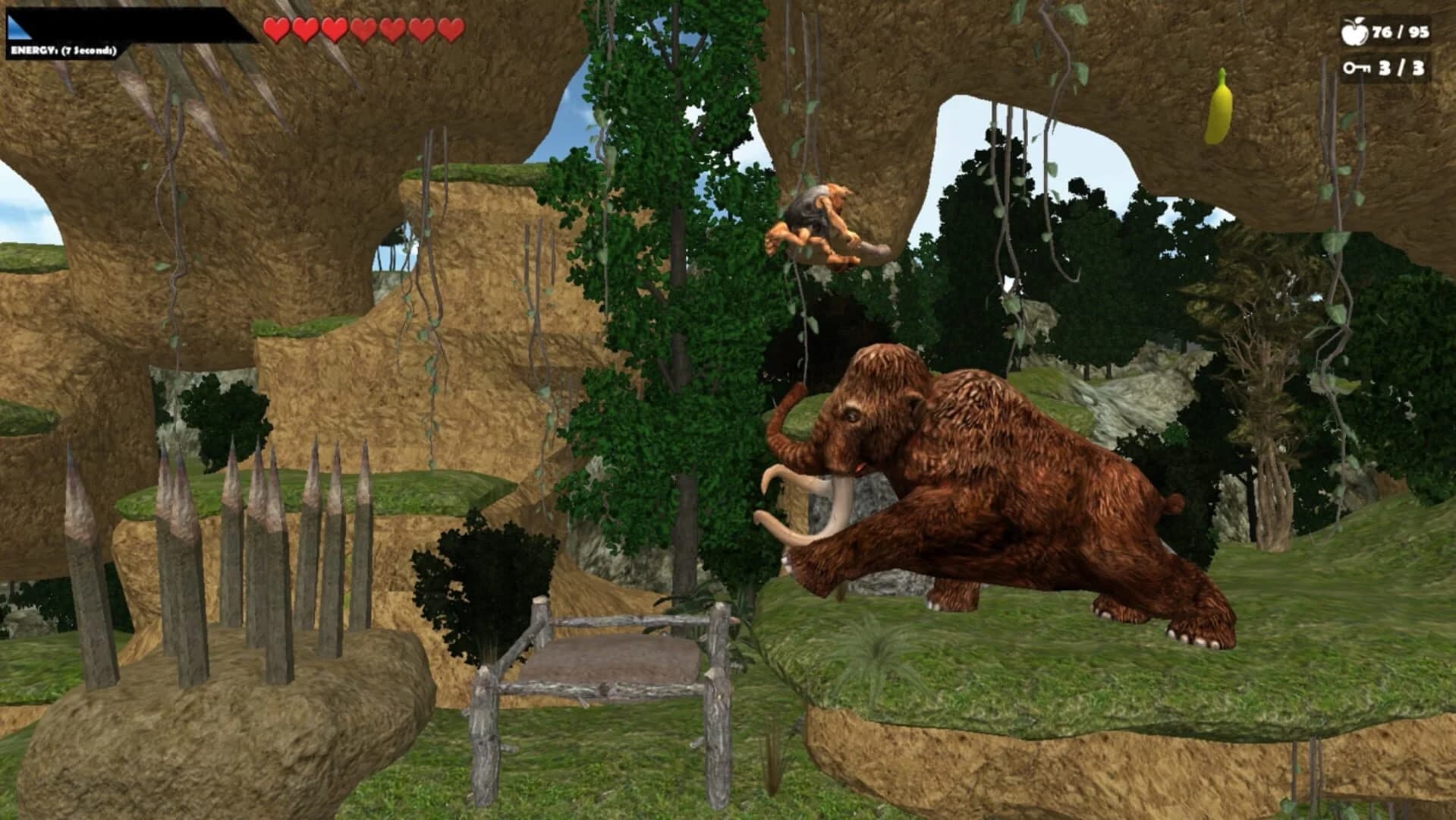 Caveman World: Mountains of Unga Boonga screenshot 1