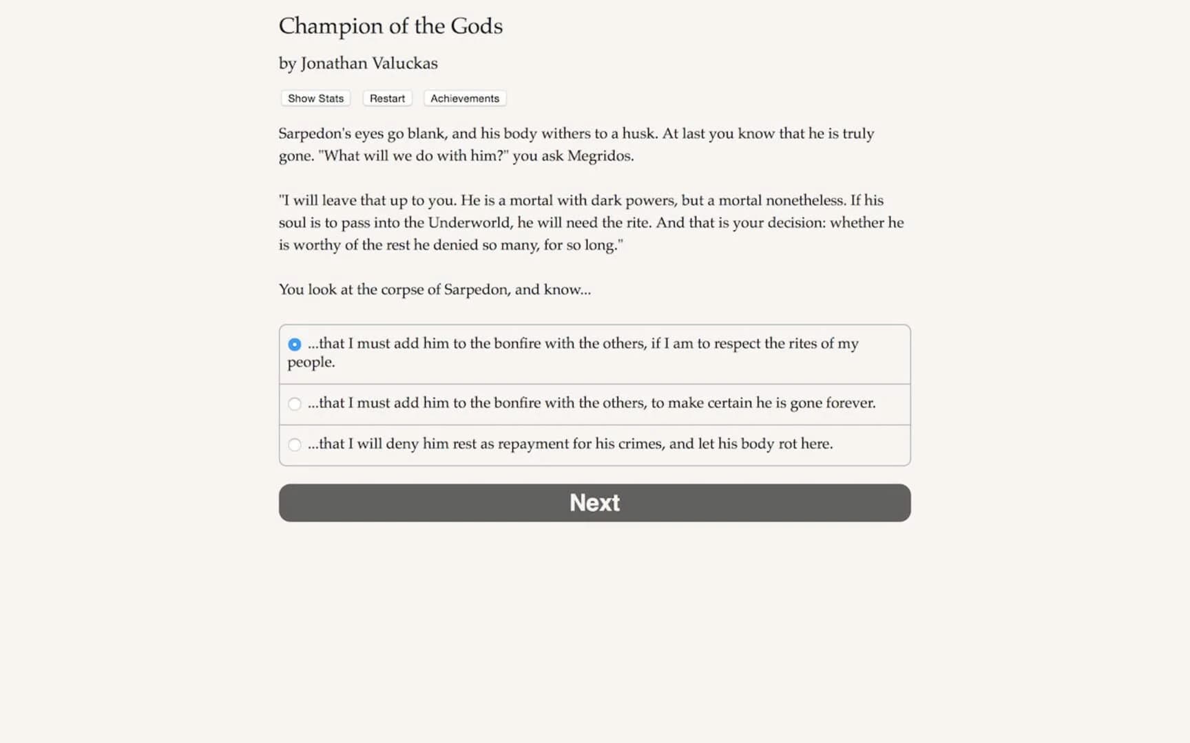 Champion of the Gods screenshot 1