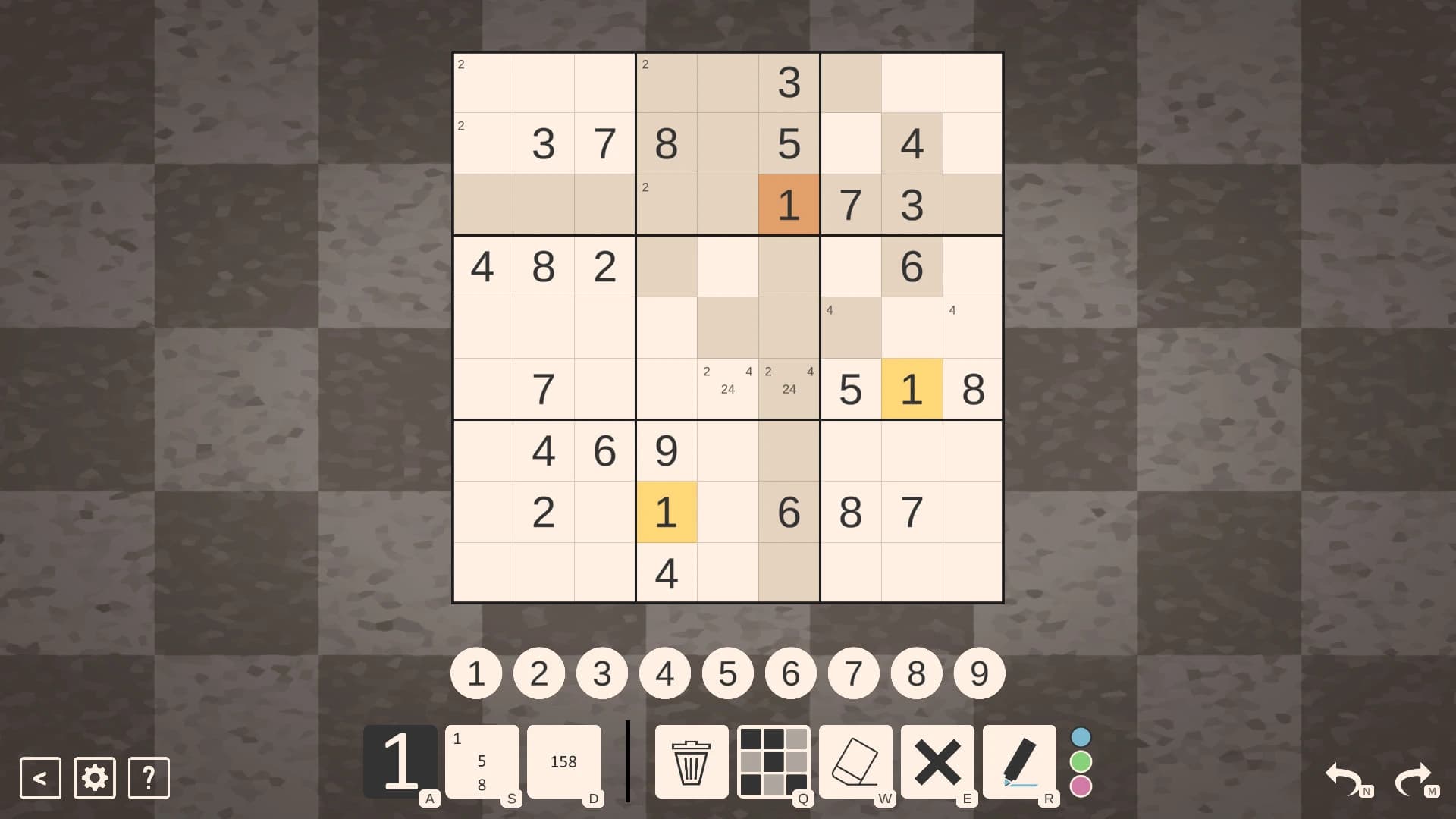 Chess Sudoku screenshot 1
