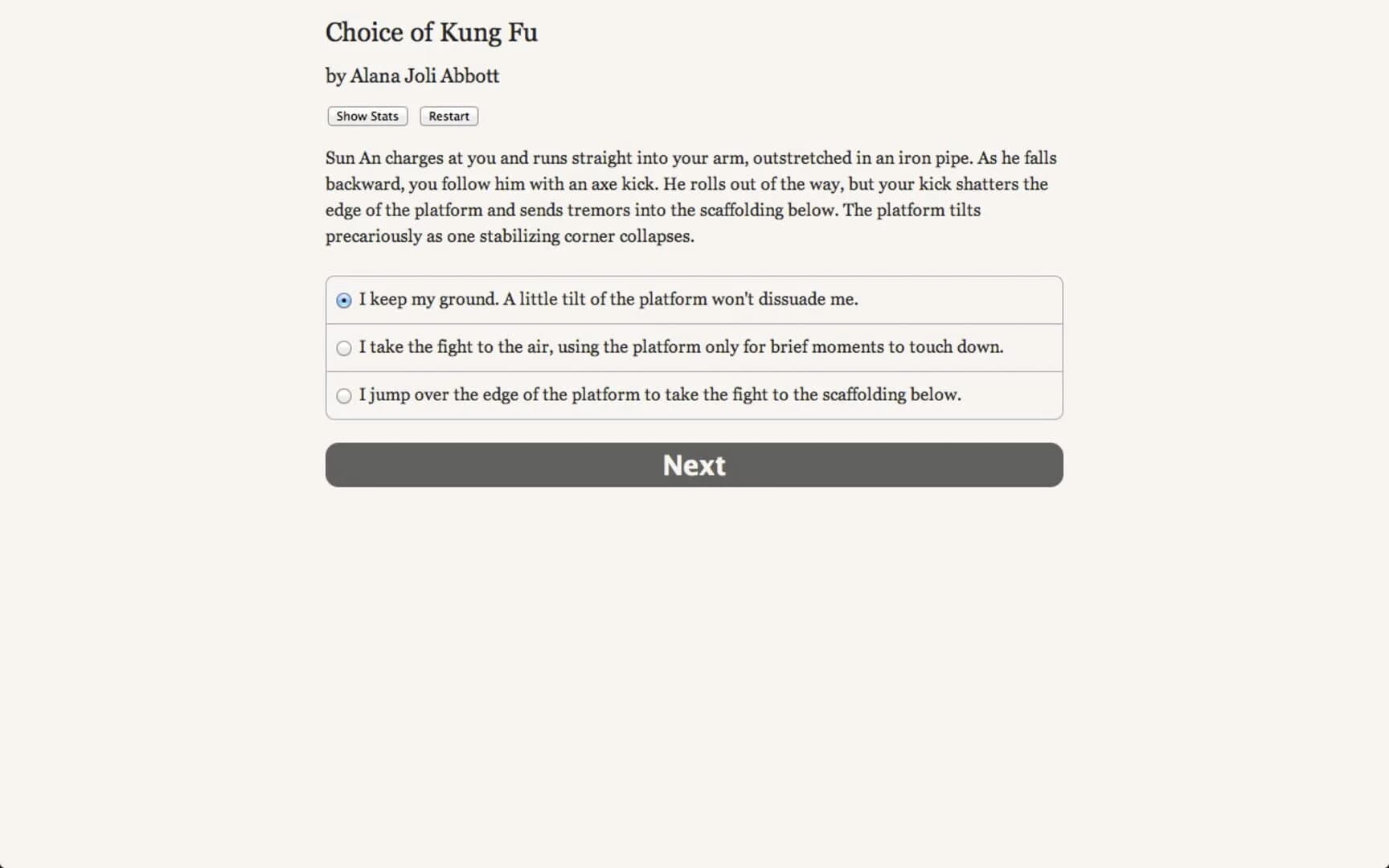 Choice of Kung Fu screenshot 5