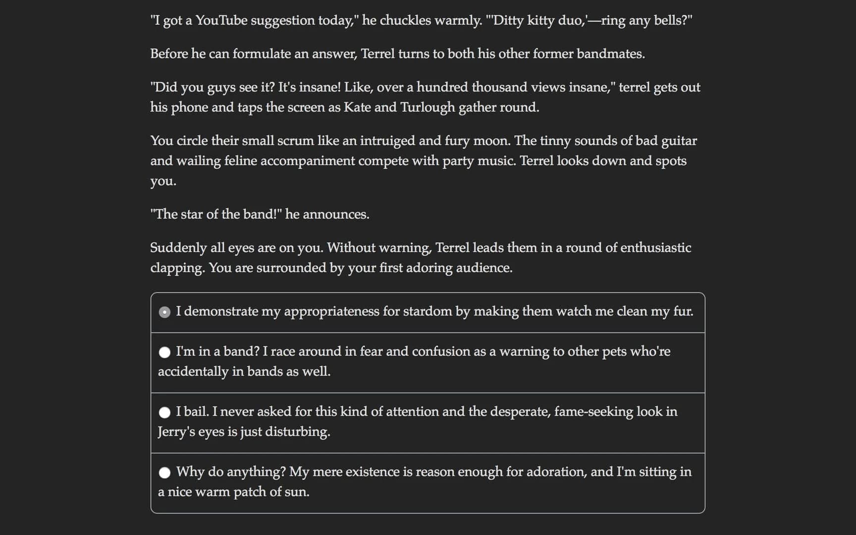 Choice of the Cat screenshot 4