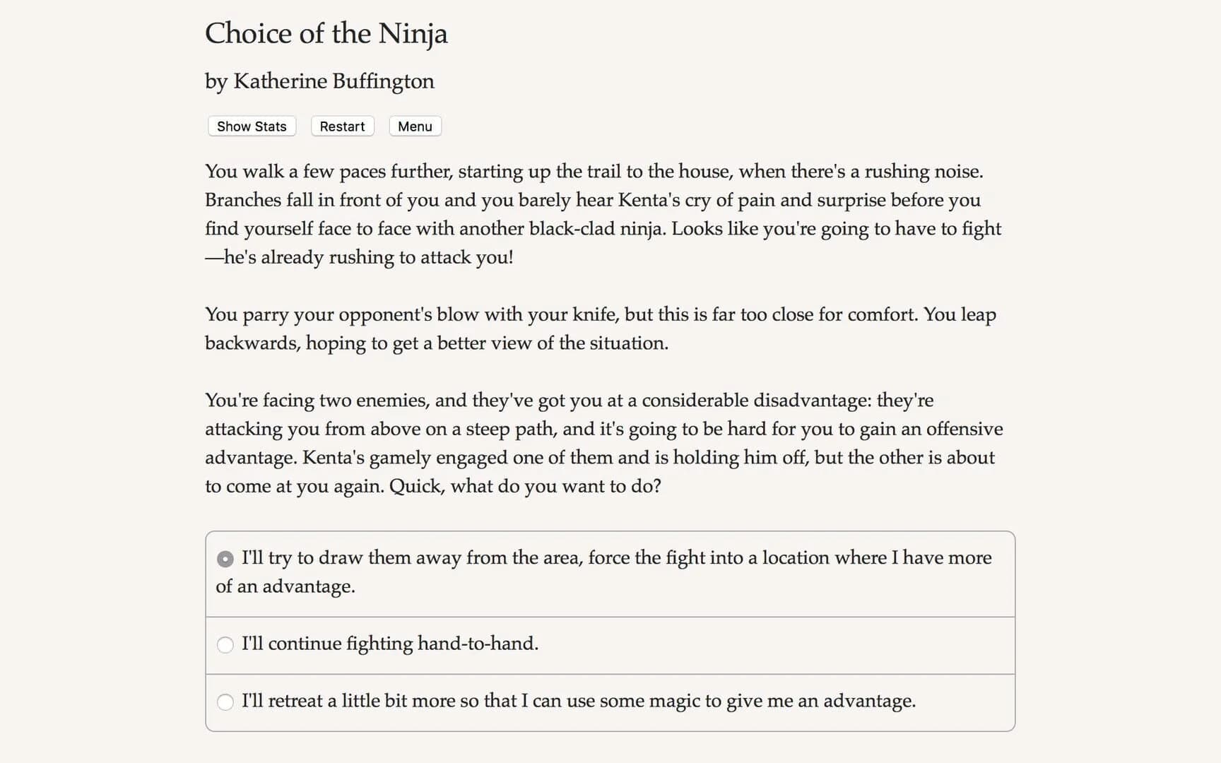 Choice of the Ninja screenshot 4