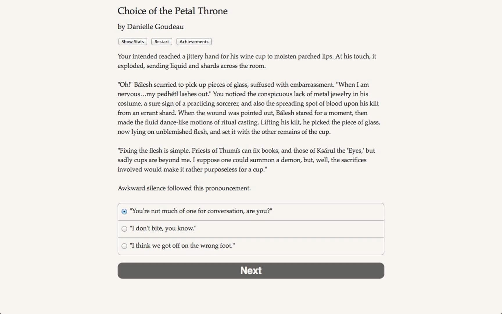 Choice of the Petal Throne screenshot 5