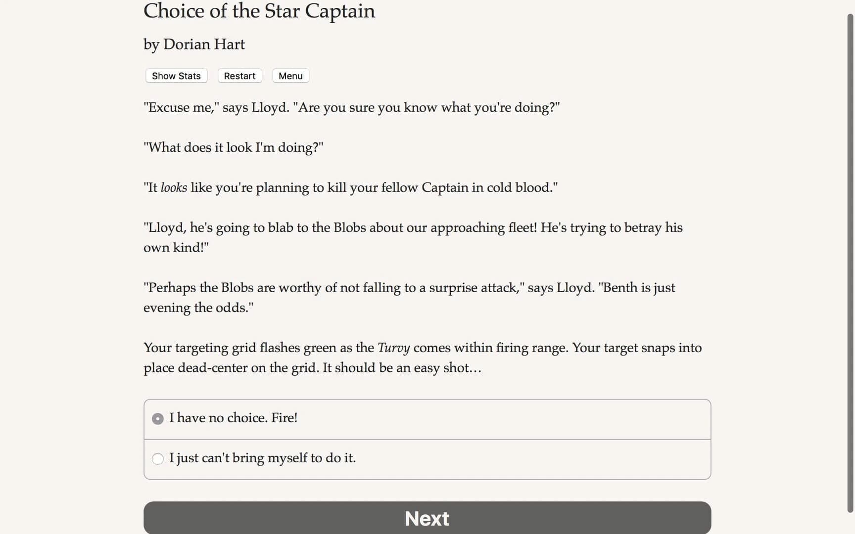Choice of the Star Captain screenshot 2