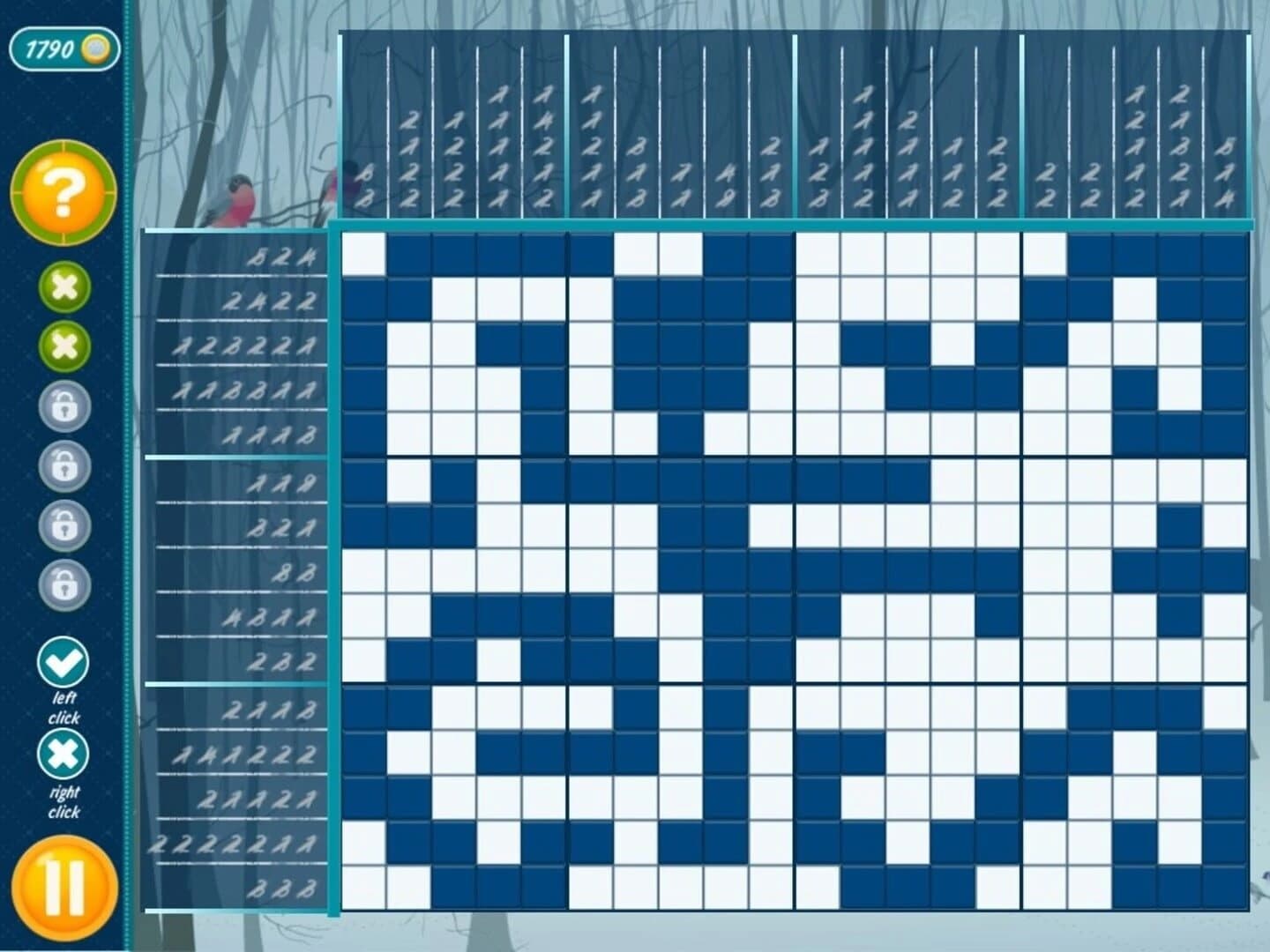 Christmas Griddlers: Journey to Santa screenshot 1