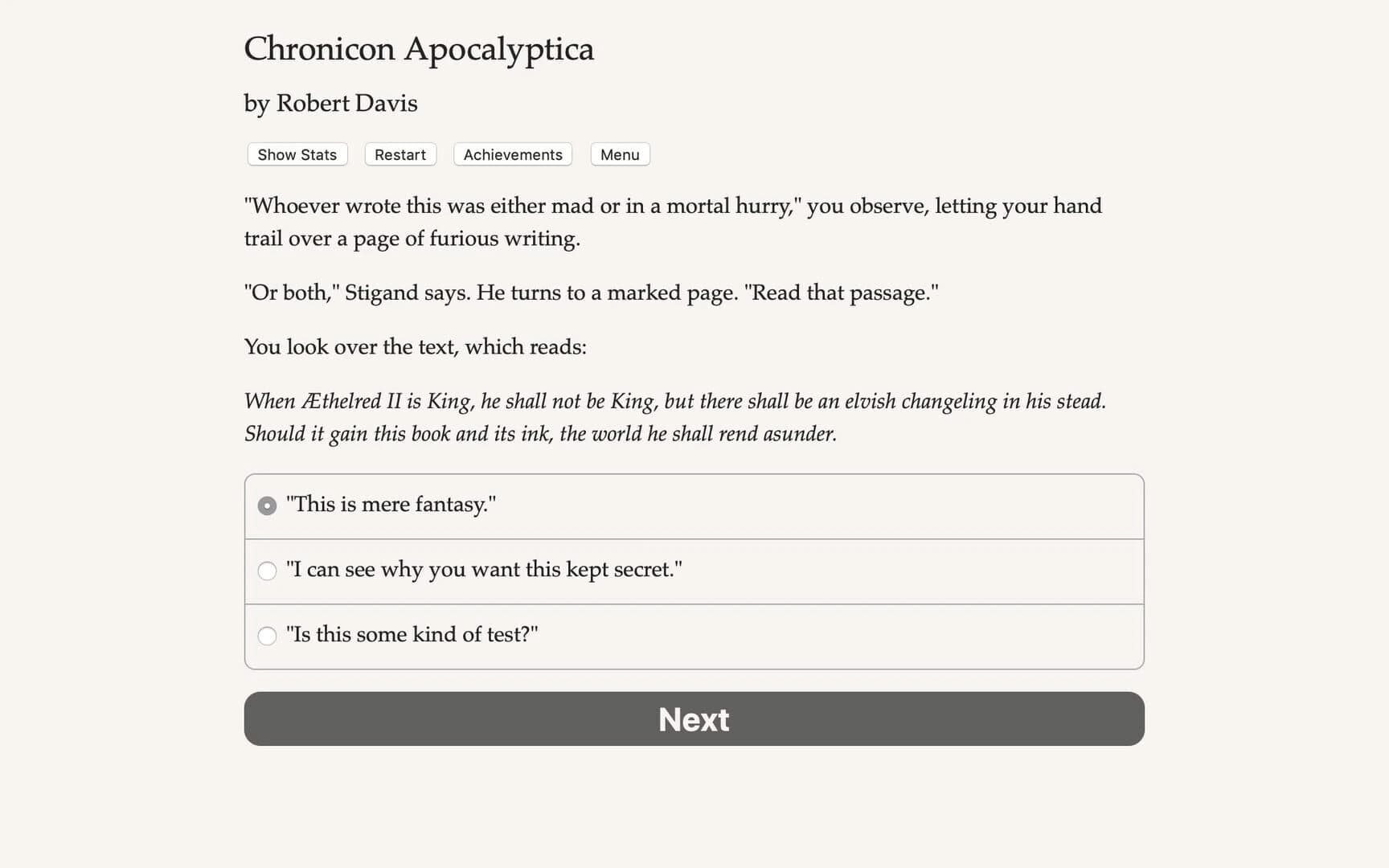 Chronicon Apocalyptica screenshot 5