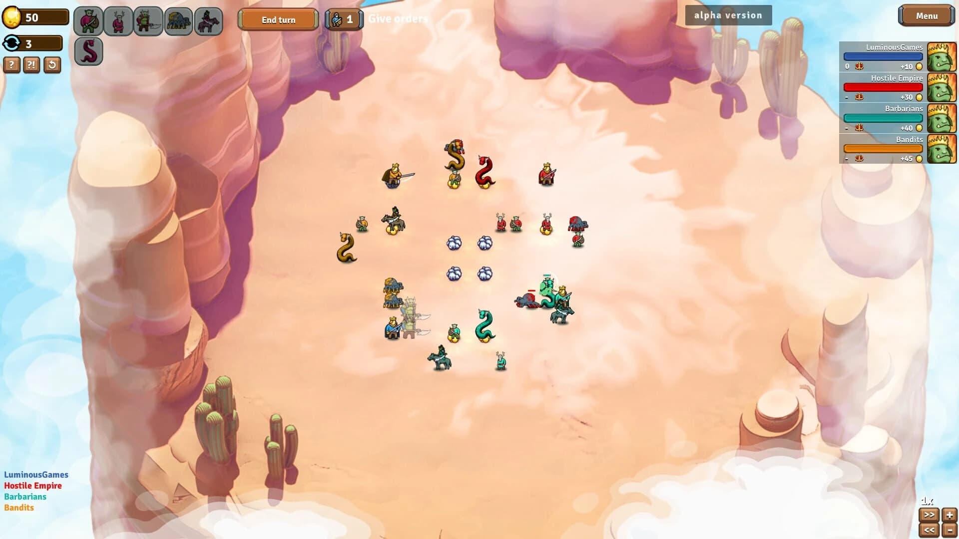 Circle Empires Tactics screenshot 1