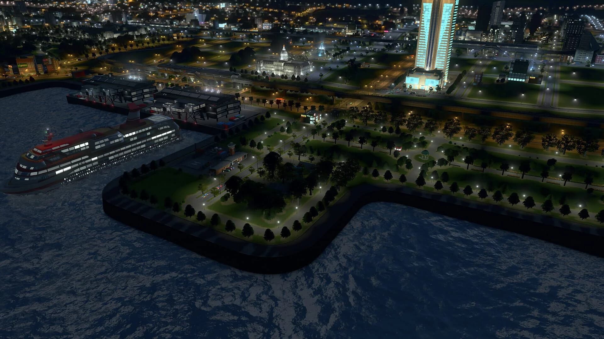 Cities: Skylines - Sunset Harbor screenshot 1