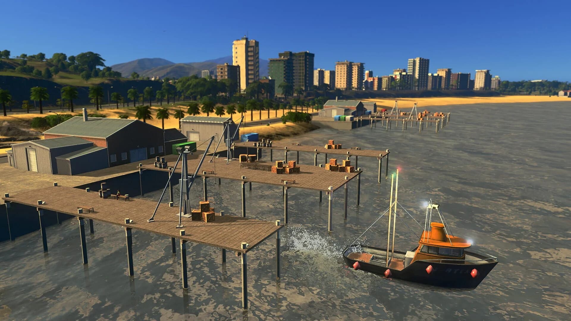 Cities: Skylines - Sunset Harbor screenshot 3