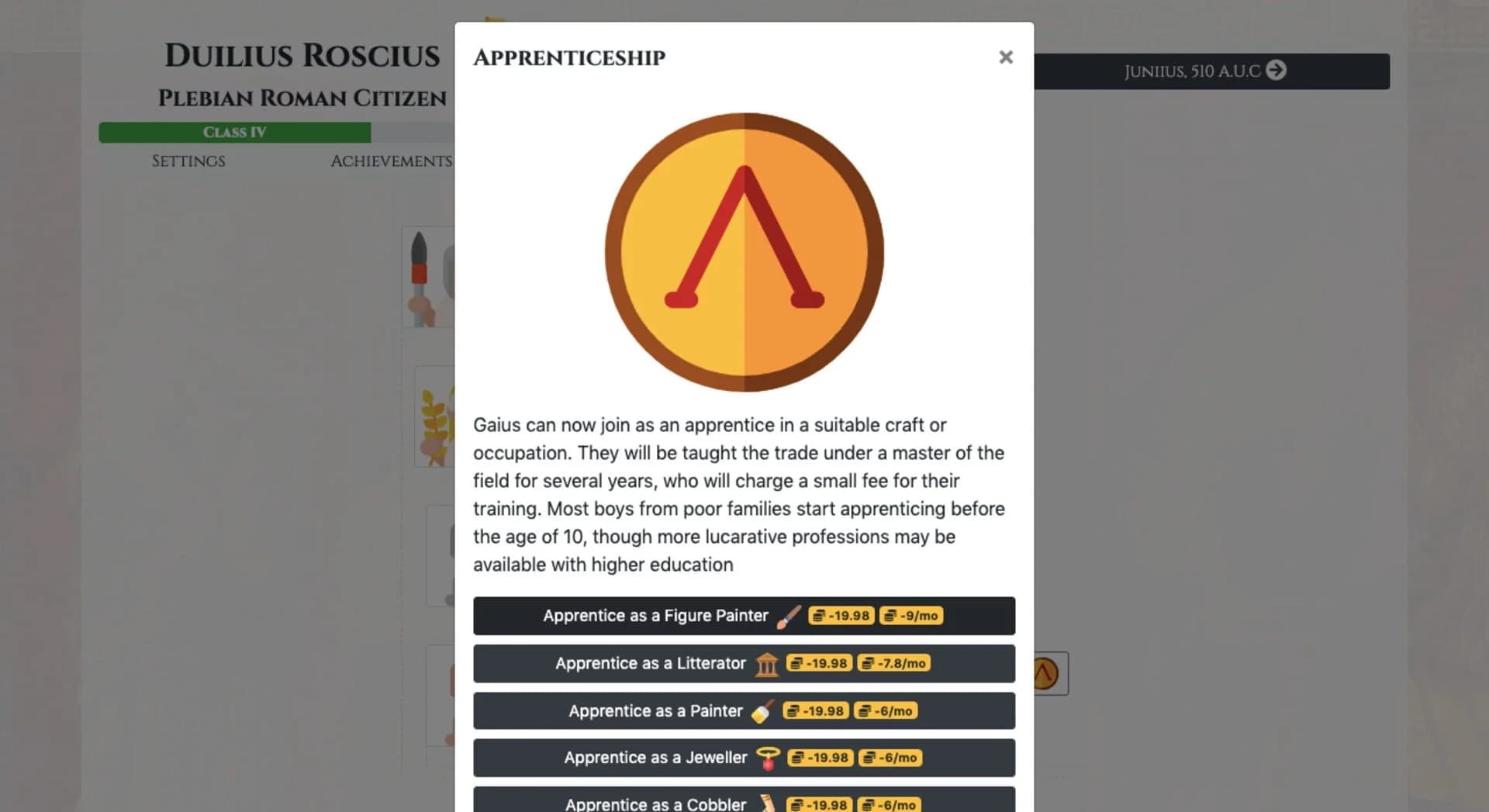 Citizen of Rome - Dynasty Ascendant screenshot 4