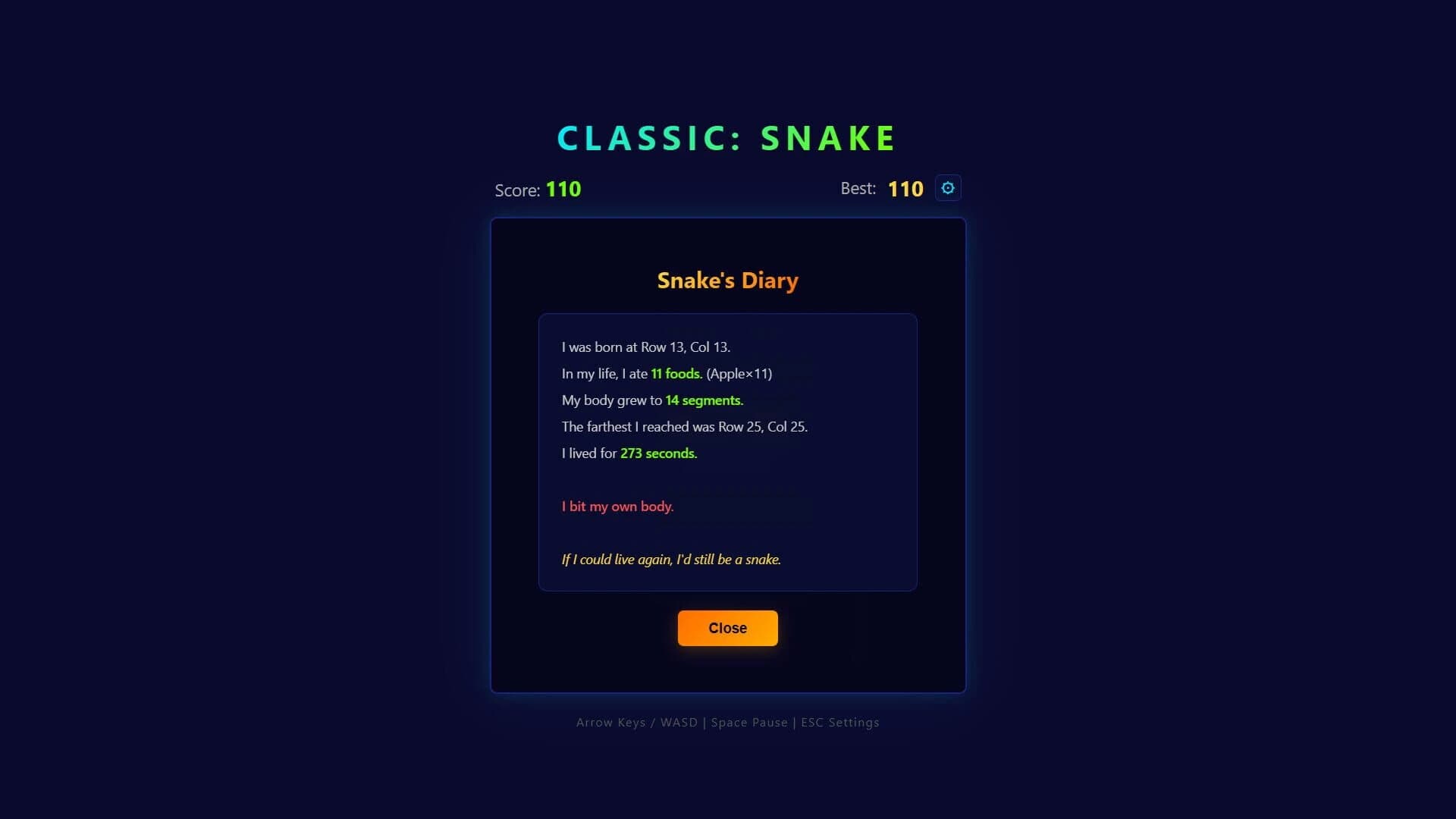 Classic: Snake screenshot 4