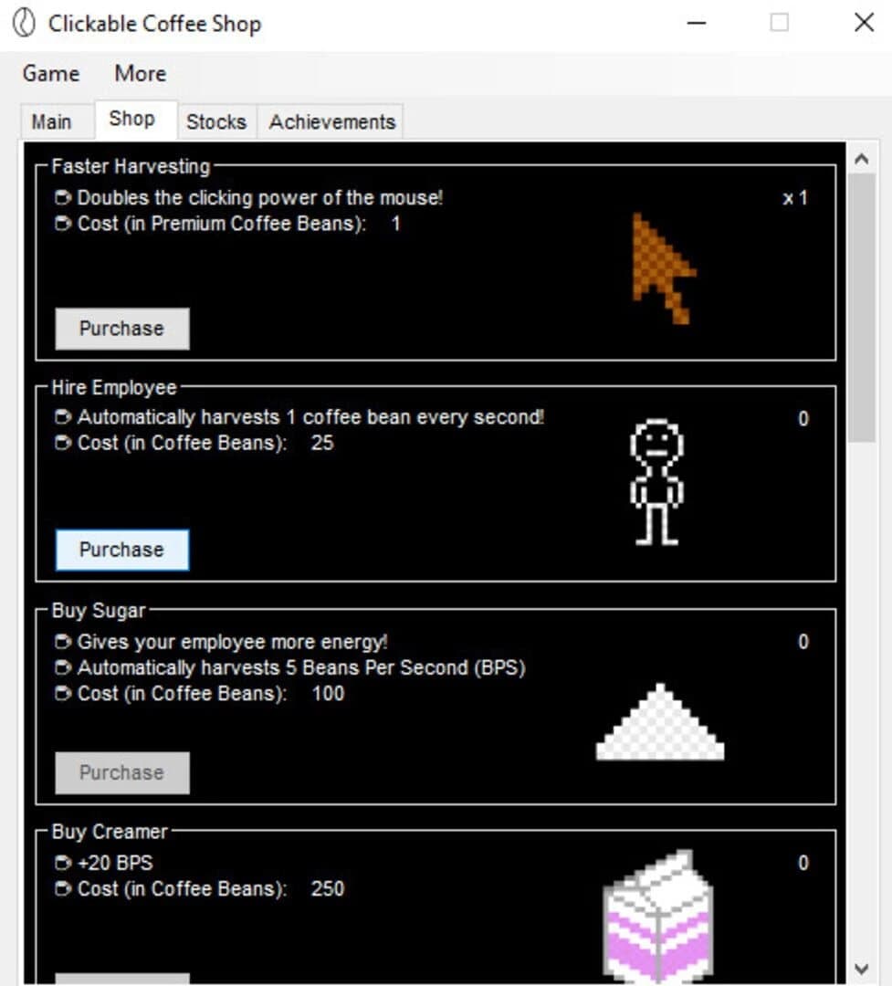 Clickable Coffee Shop screenshot 4