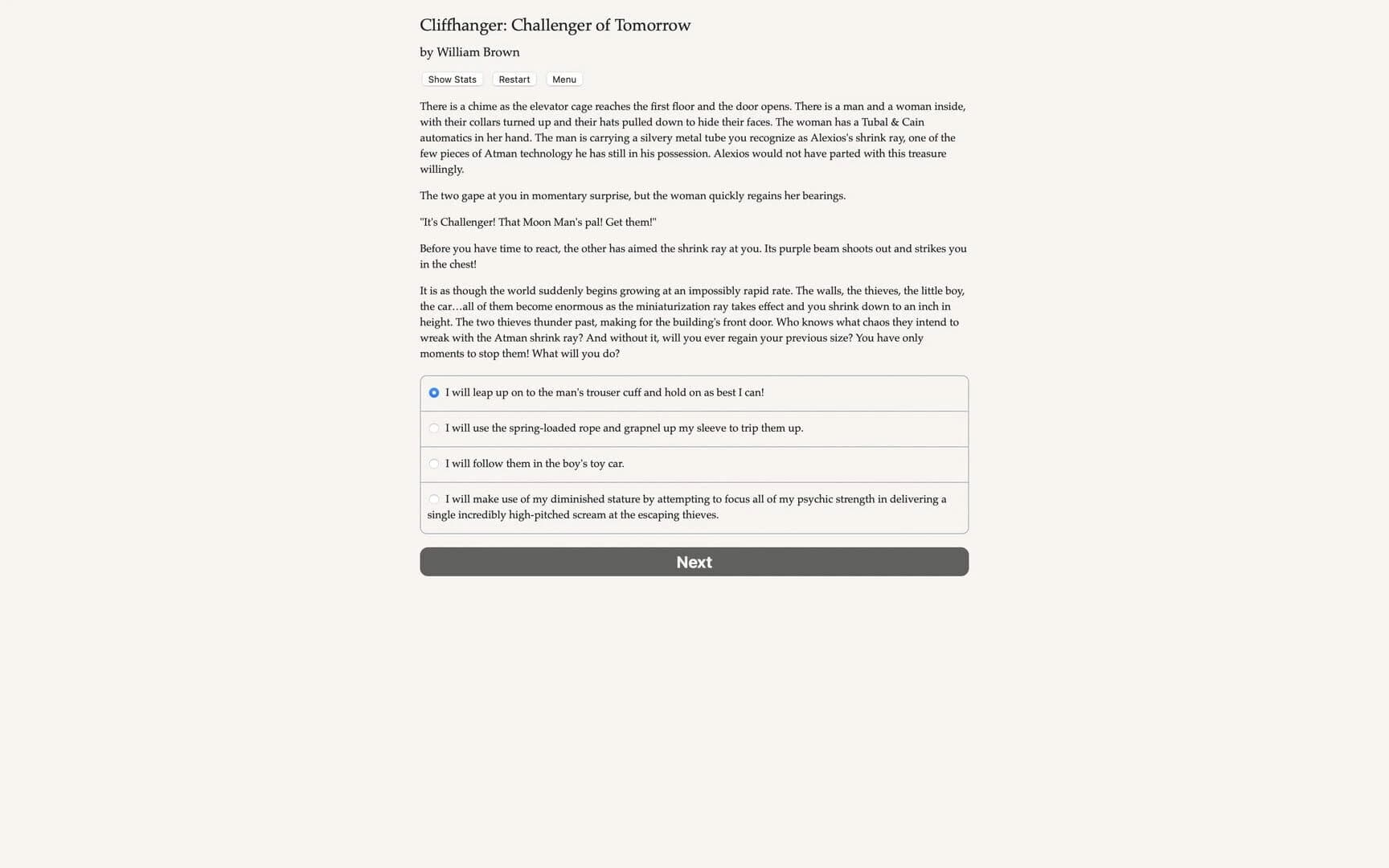 Cliffhanger: Challenger of Tomorrow screenshot 2
