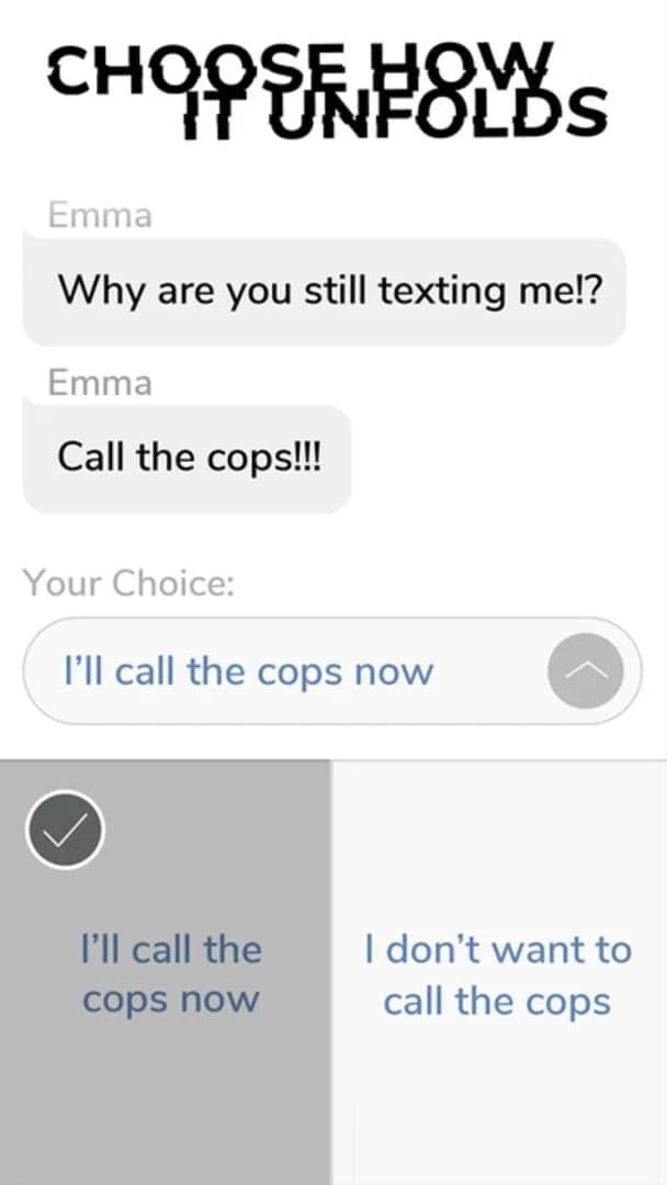 Cliffhanger - Chat Stories screenshot 1