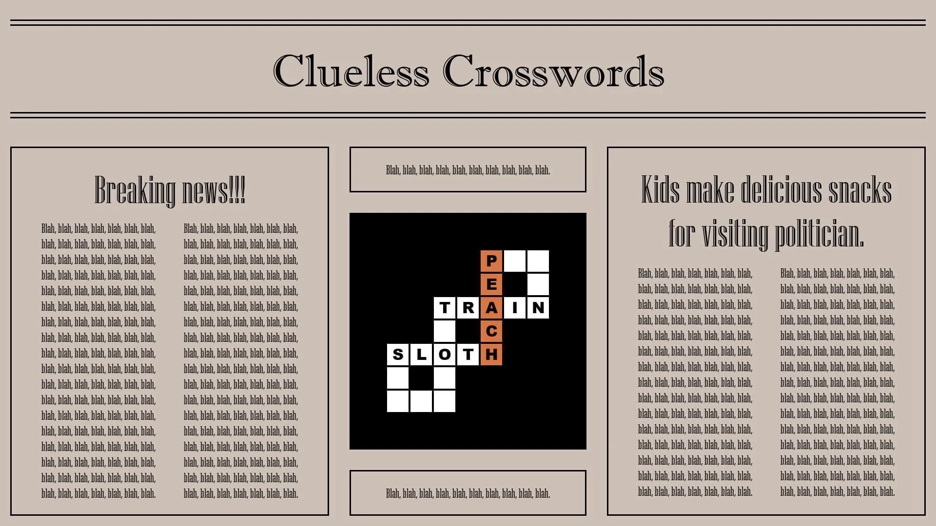 Clueless Crosswords screenshot 3
