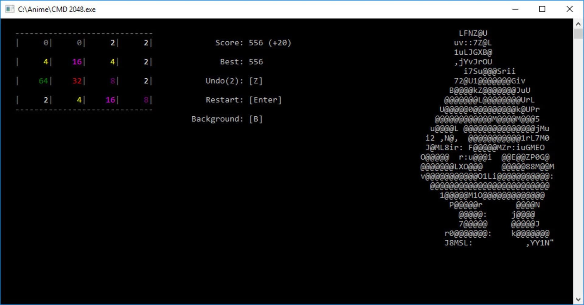 CMD 2048 screenshot 3