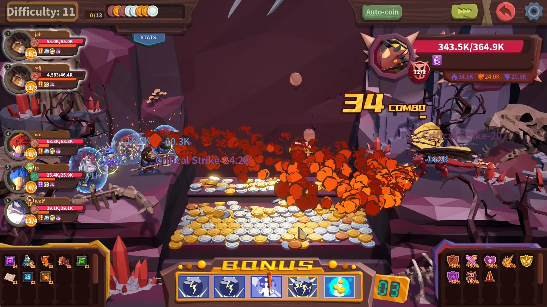 Coin Push RPG screenshot 4