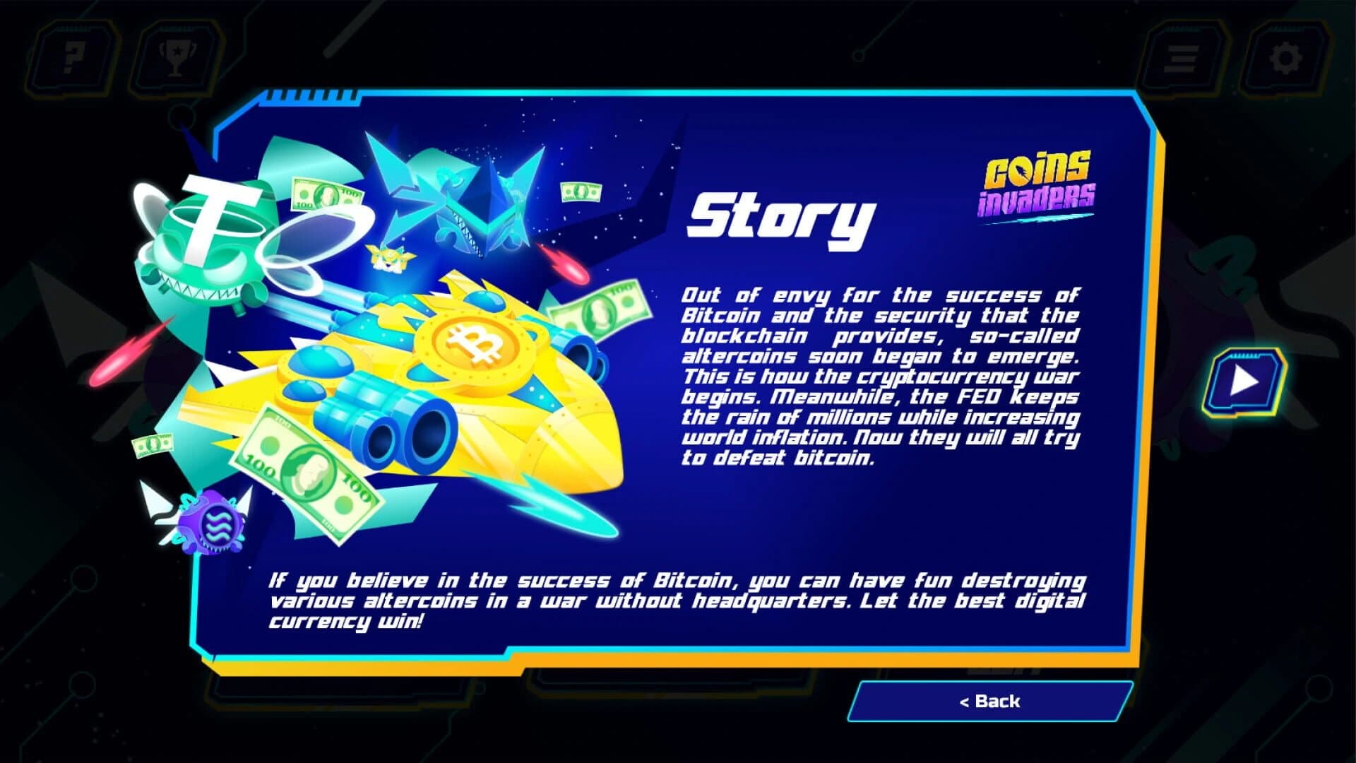 Coins Invaders screenshot 2