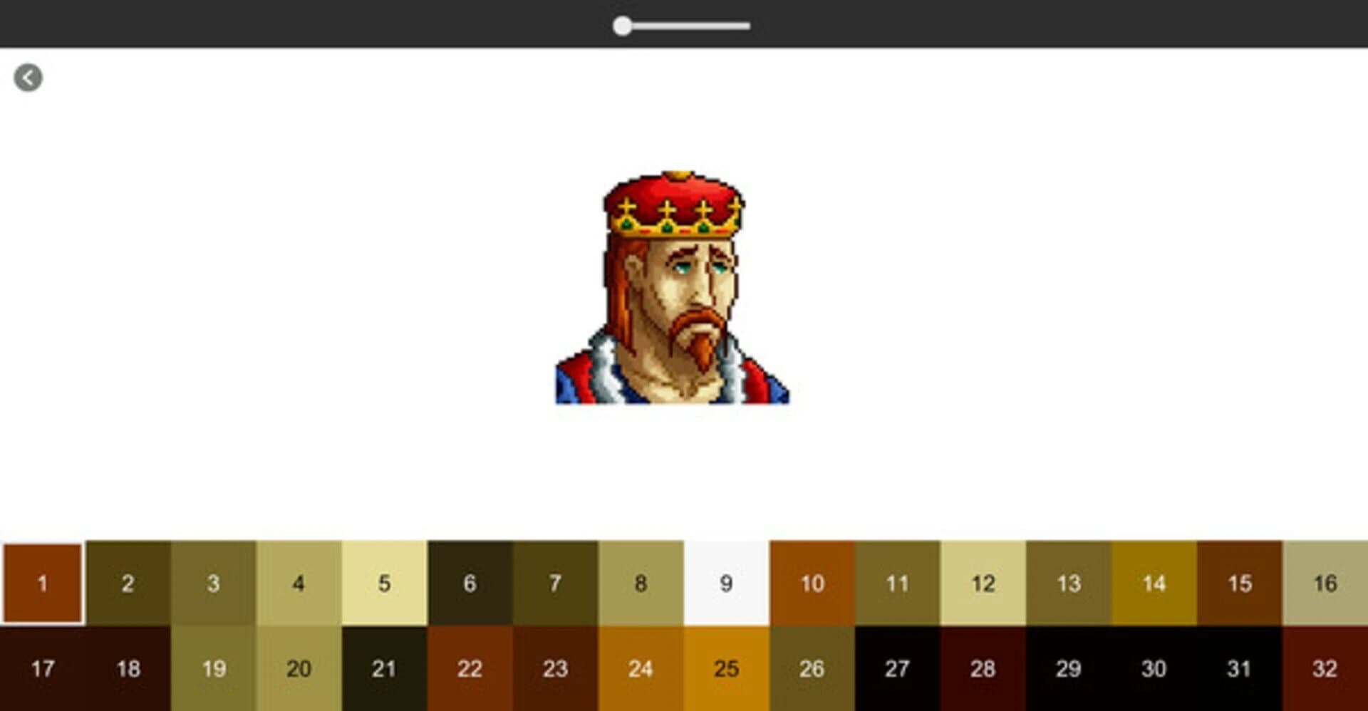Color by Number: Medieval Portrait screenshot 1