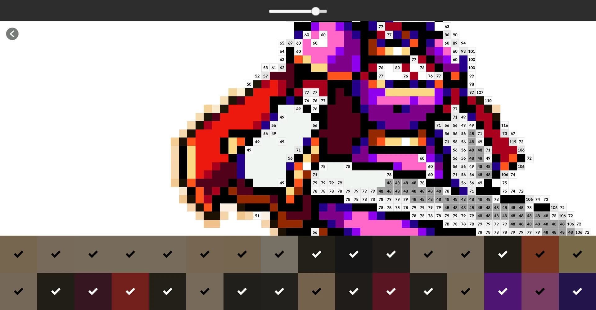 Color by Number: Monster Heroes screenshot 6