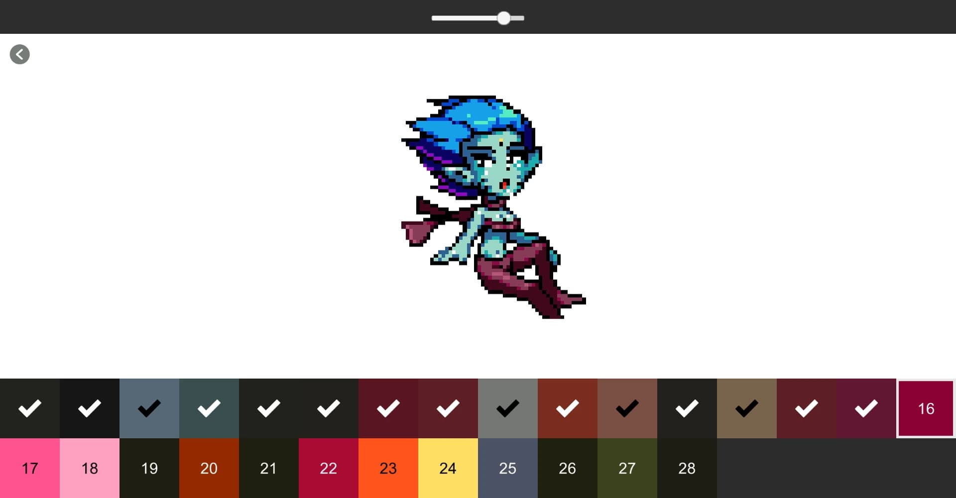 Color by Number: Monster Heroes screenshot 8