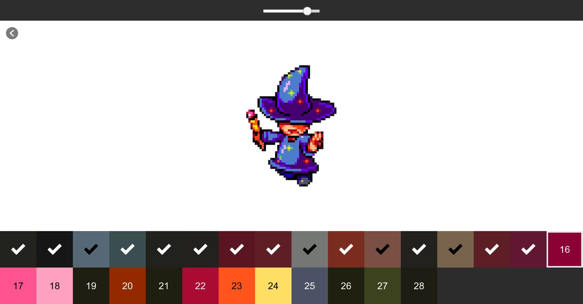Color by Number: Monster Heroes screenshot 1