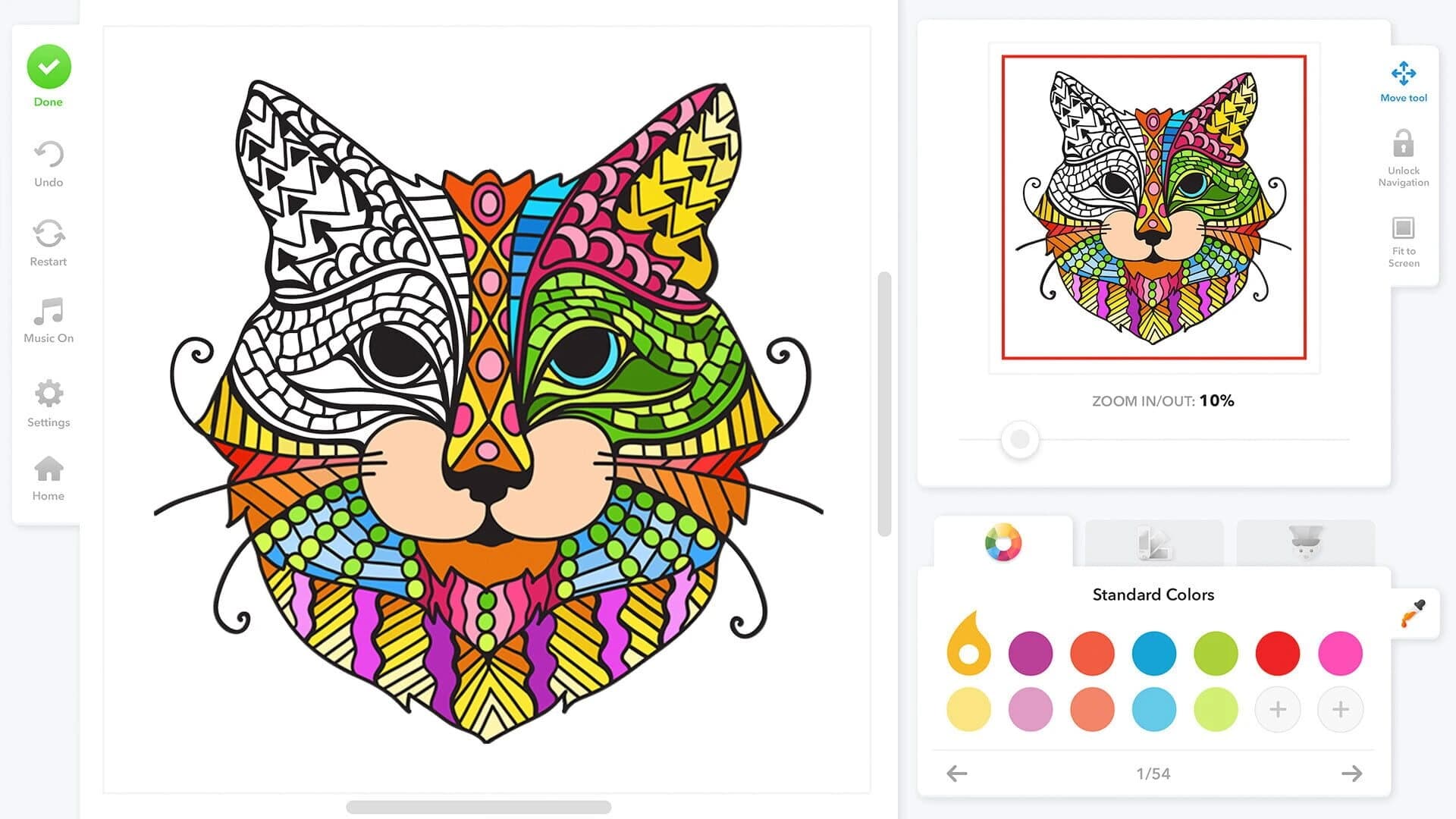 Coloring Book for Adults screenshot 5