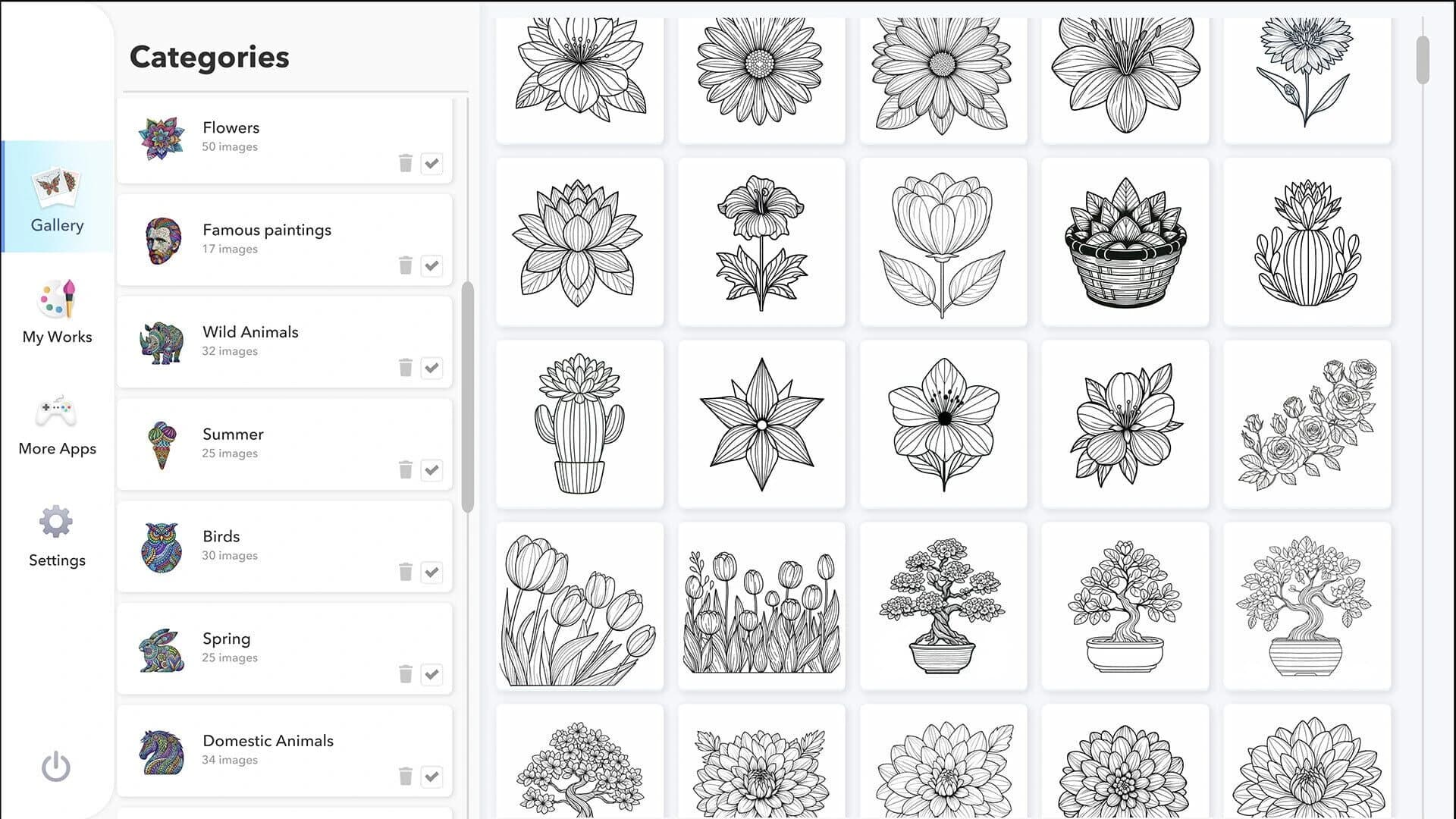 Coloring Book for Adults 2: Full Version screenshot 2