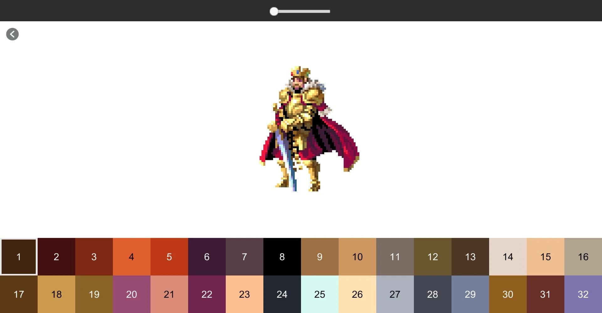 Coloring Pixel: Fantasy Characters screenshot 4