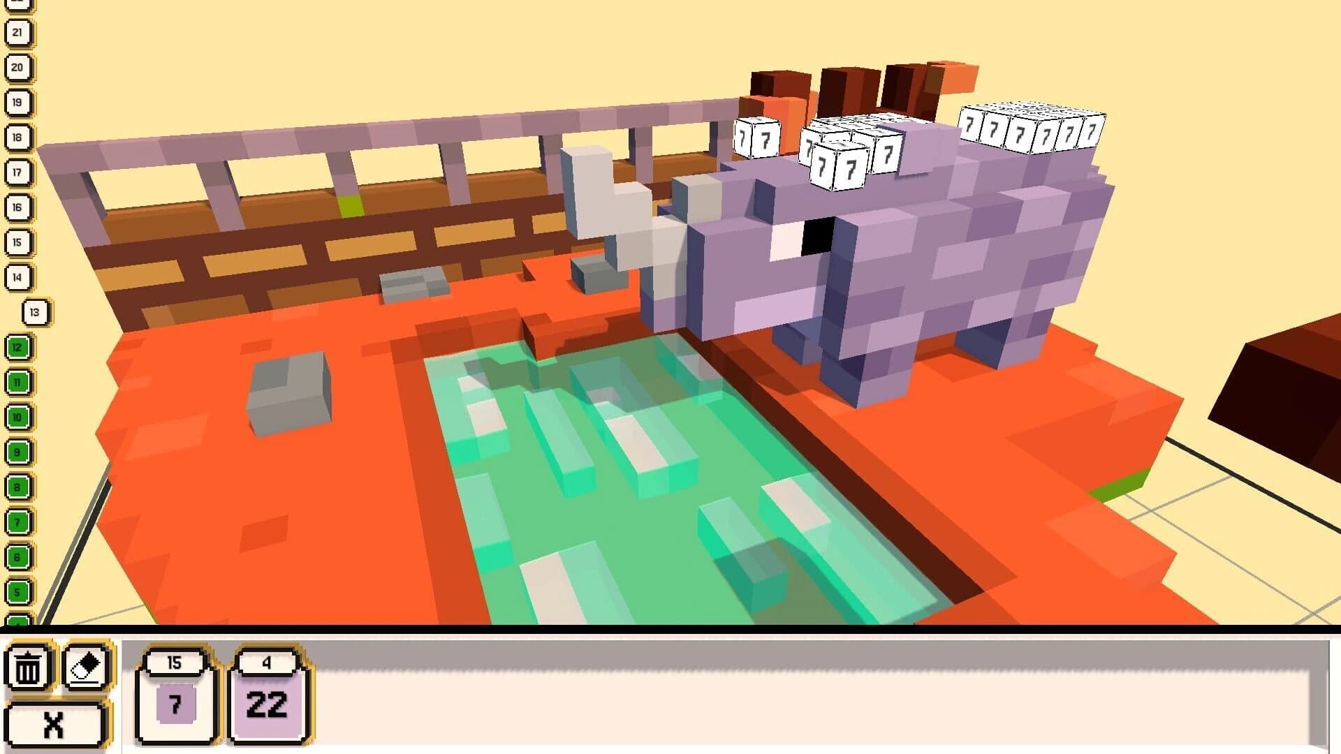Coloring Voxels: Zoo Pack screenshot 1