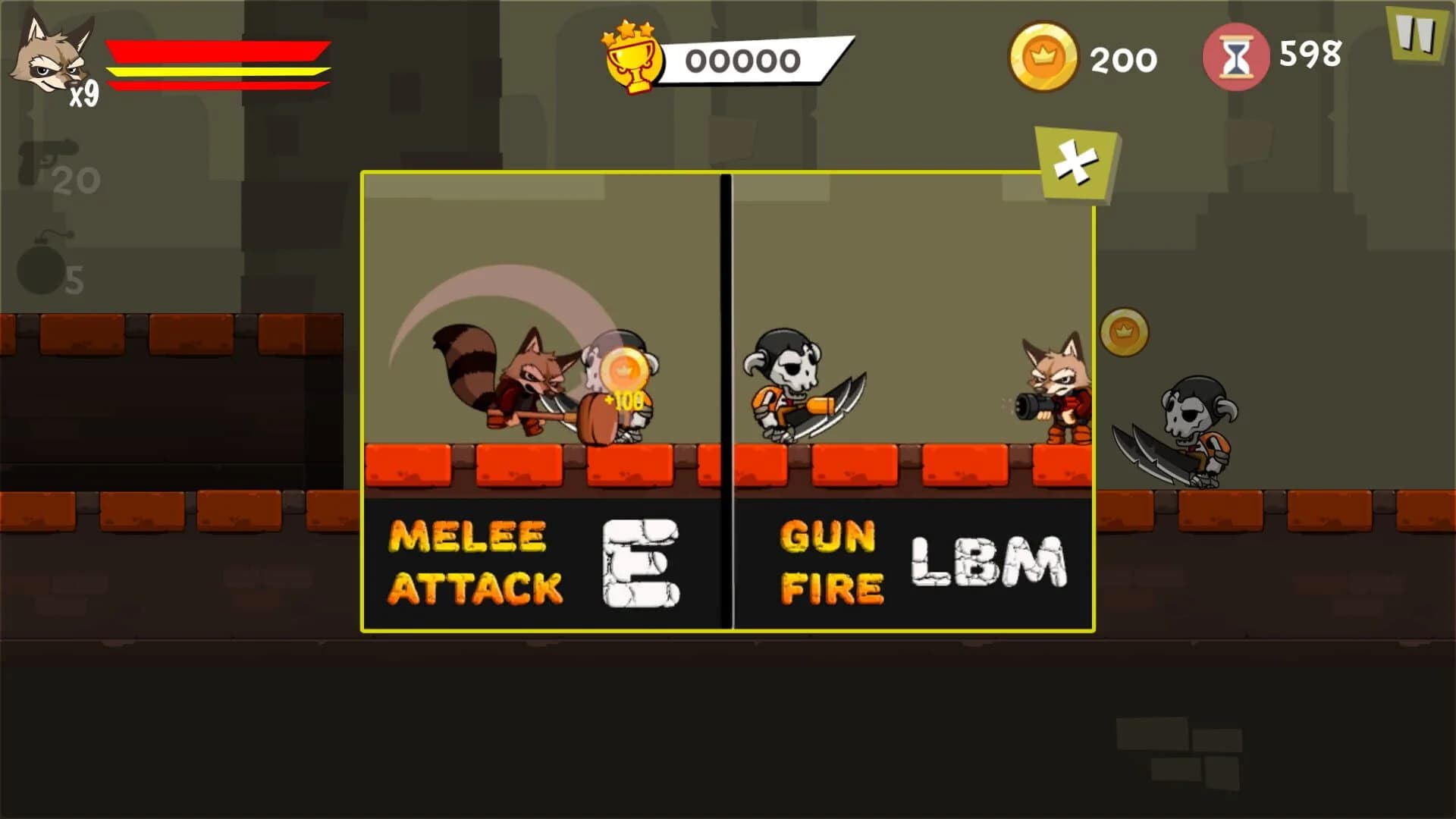 Combat Raccoon screenshot 1