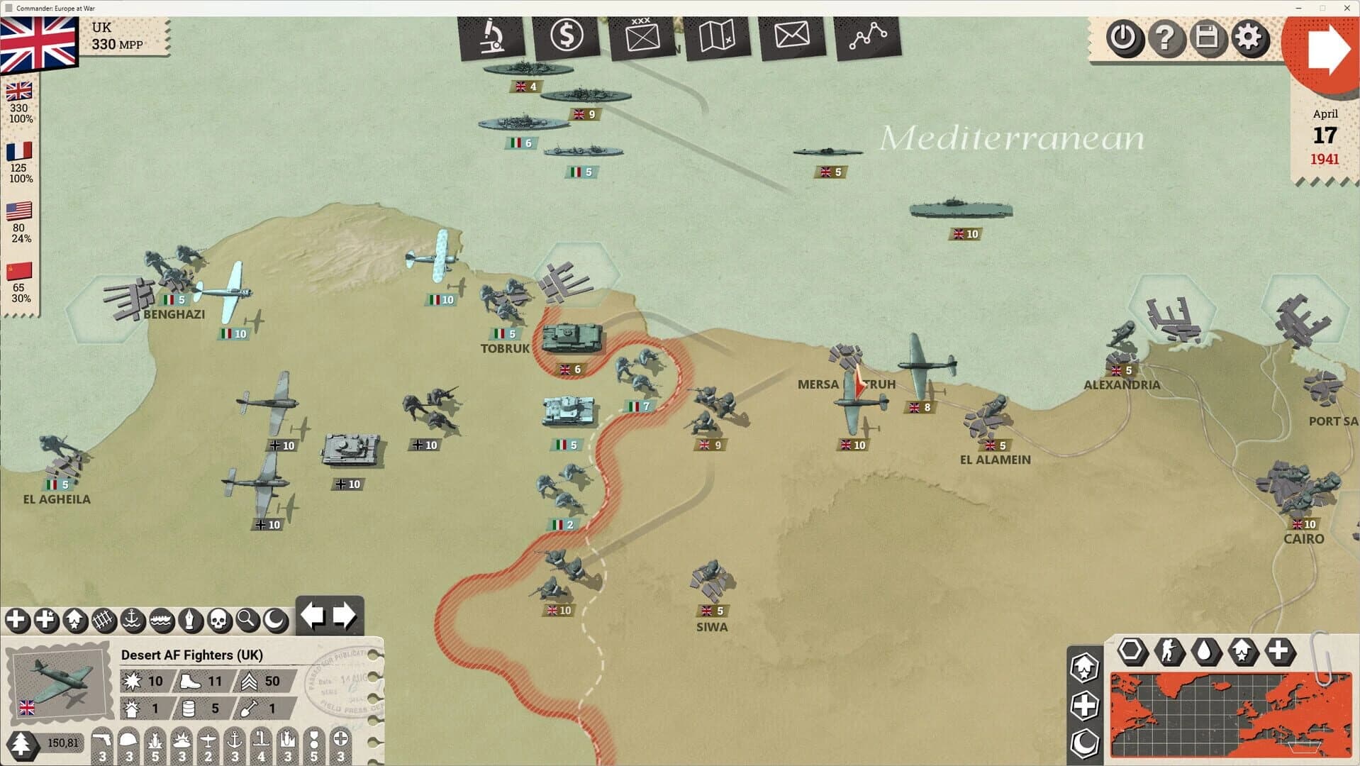 Commander: Europe at War screenshot 2
