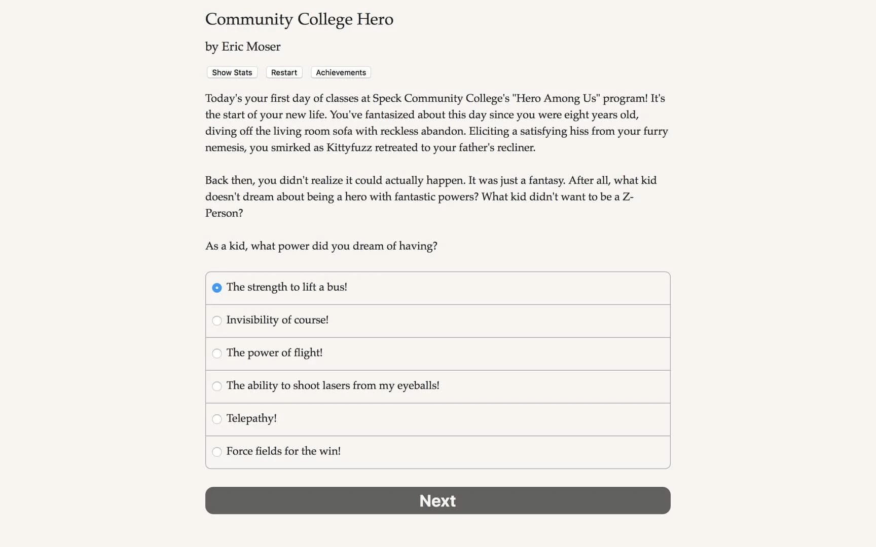 Community College Hero: Trial by Fire screenshot 4