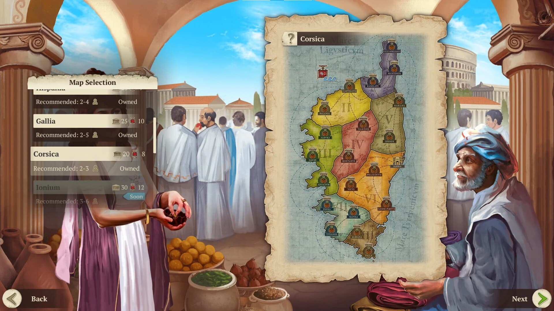 Concordia: Digital Edition - Corsica & Gallia screenshot 2