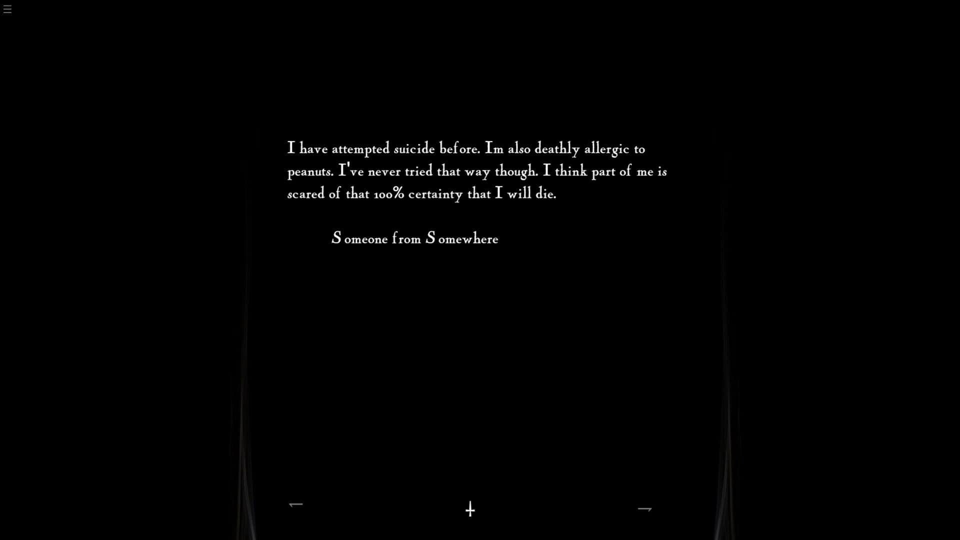 Confessions screenshot 2