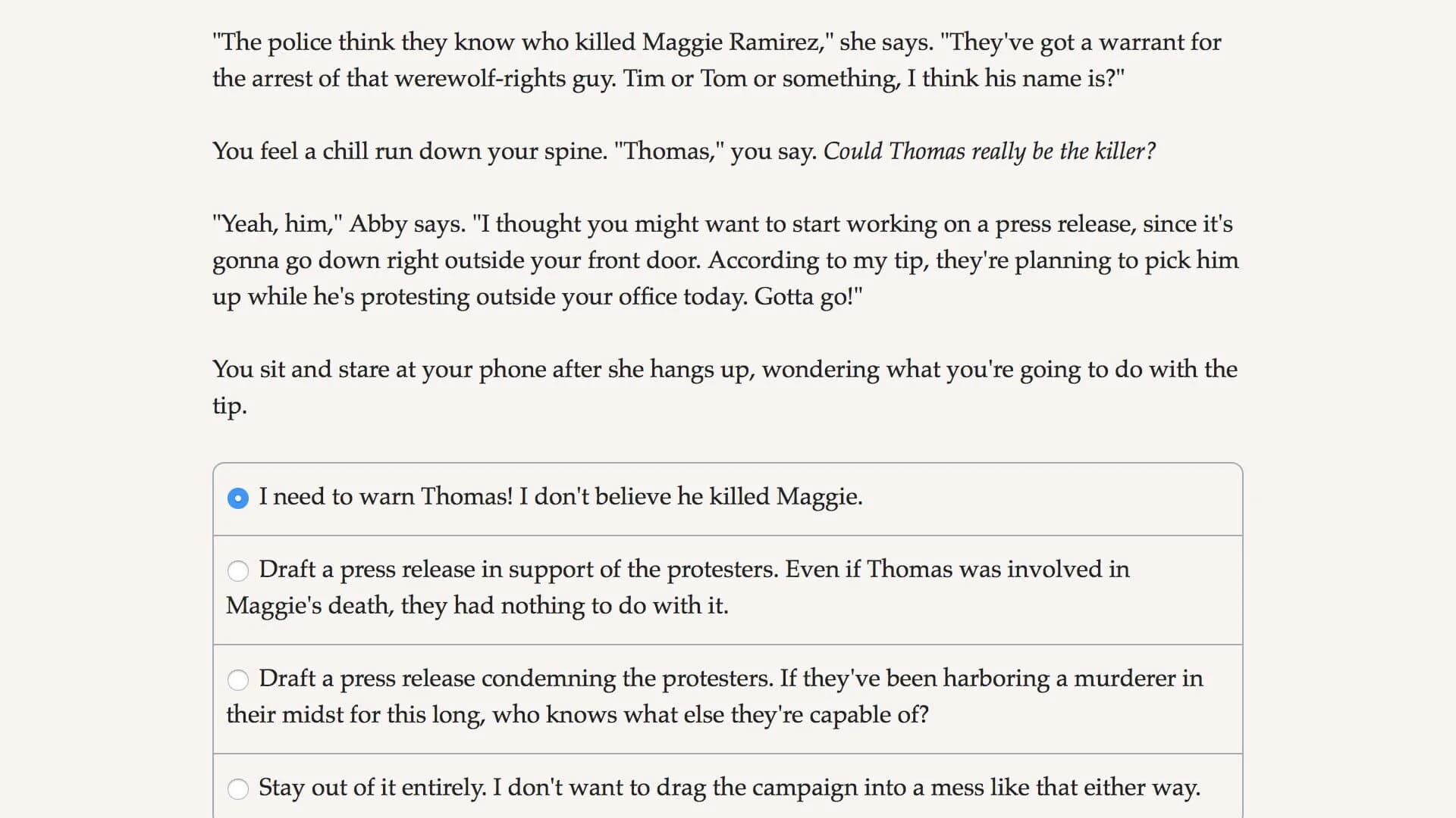 Congresswolf screenshot 1