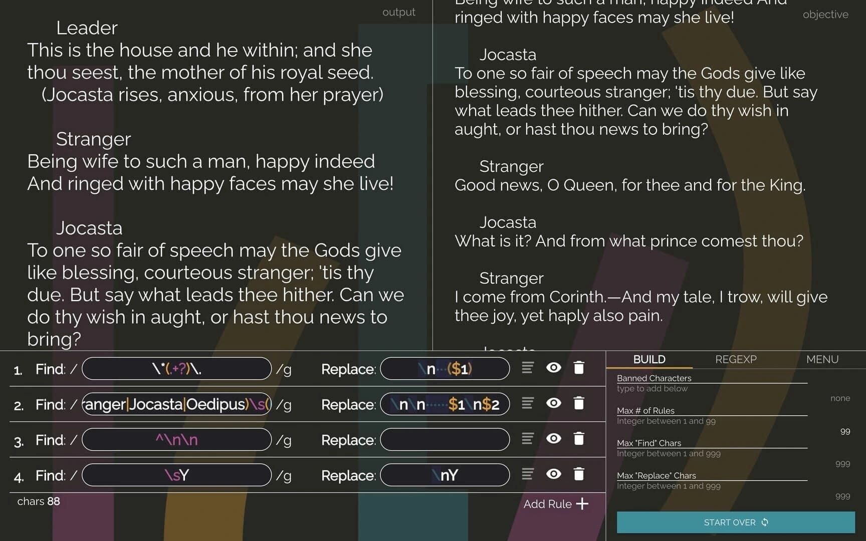 Copy Editor: A RegEx Puzzle screenshot 4