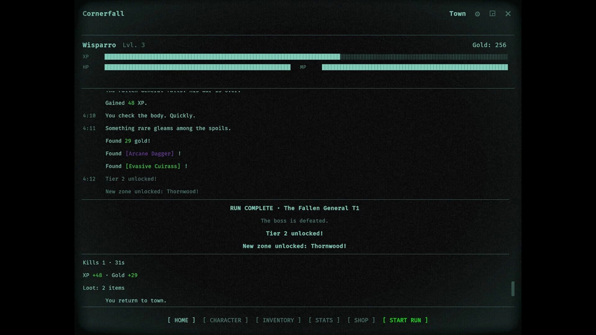 Cornerfall screenshot 1