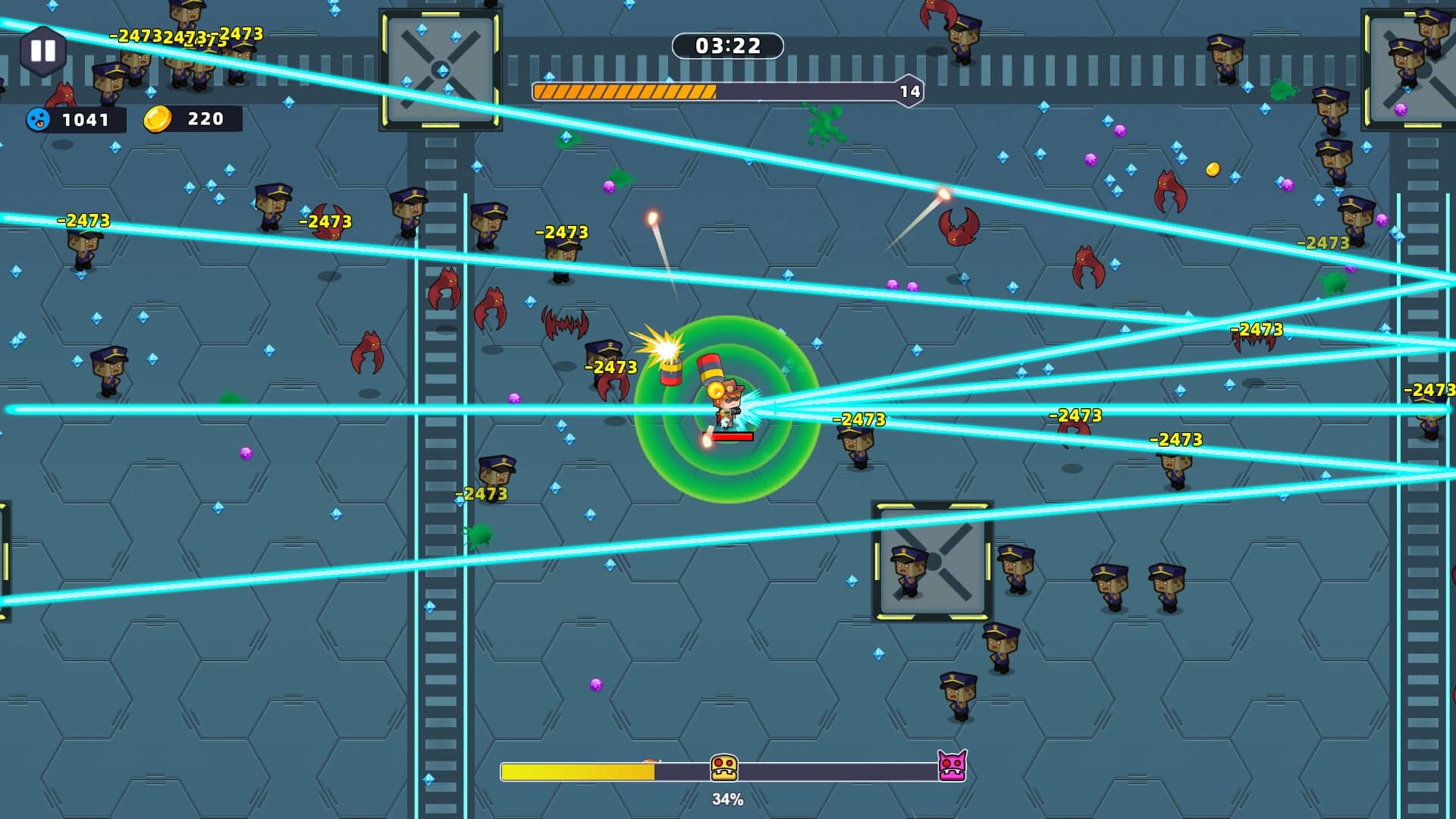 Cowboy Busy: Mowdown screenshot 1