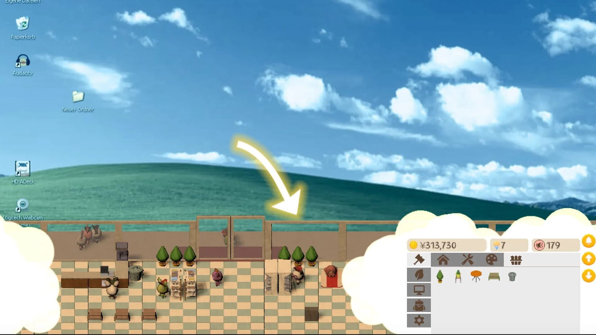 Cozy Desktop Konbini screenshot 1