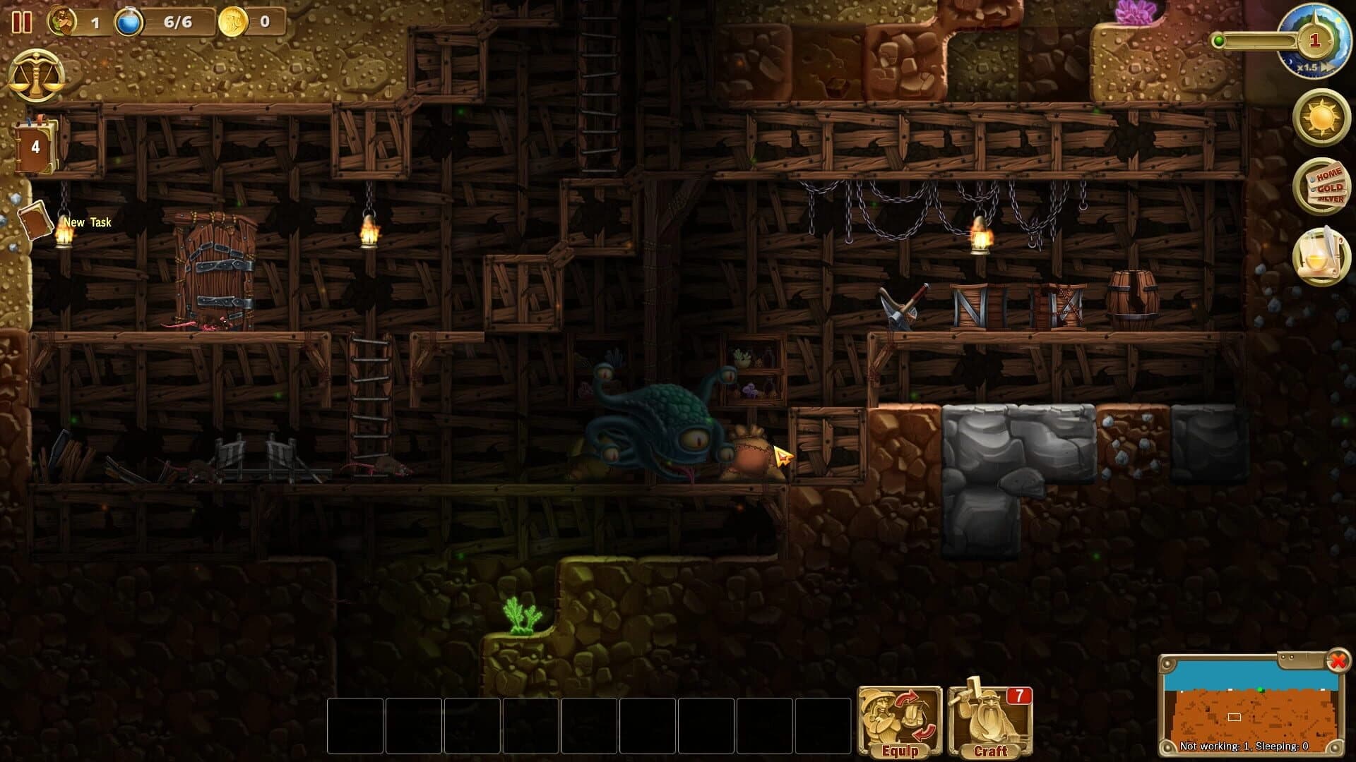 Craft the World: Abandoned Mines screenshot 3