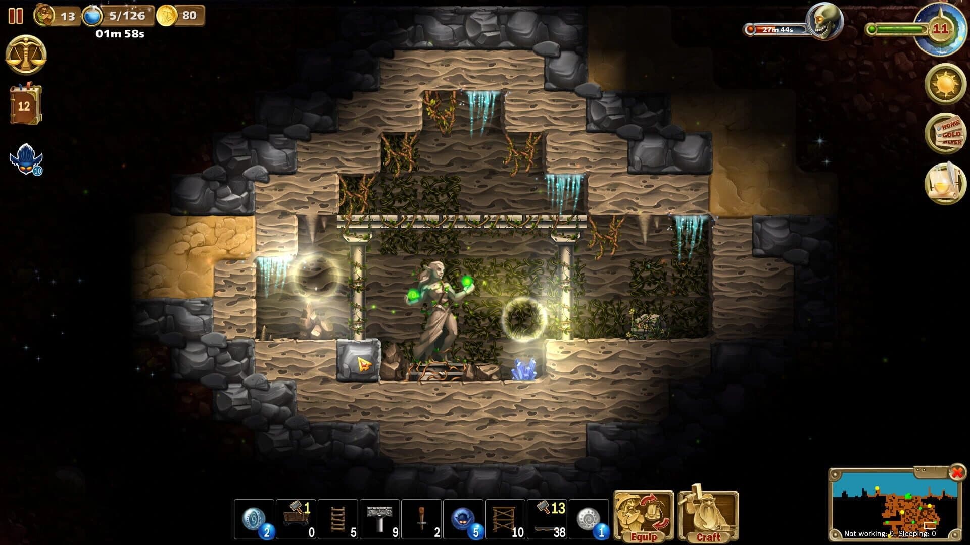 Craft the World: Grottoes screenshot 1