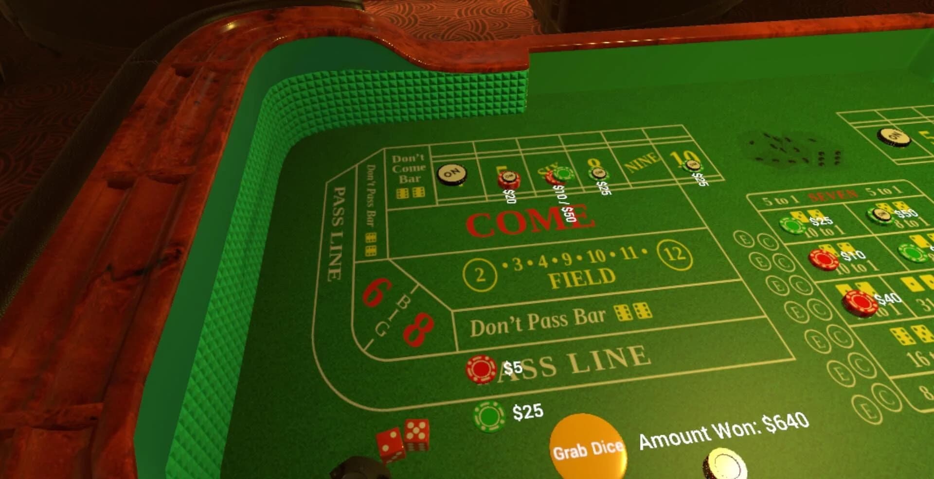 CrapsVR screenshot 3