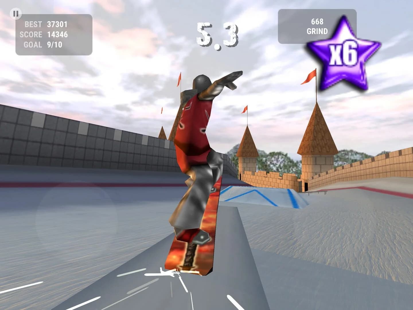 Crazy Snowboard screenshot 5