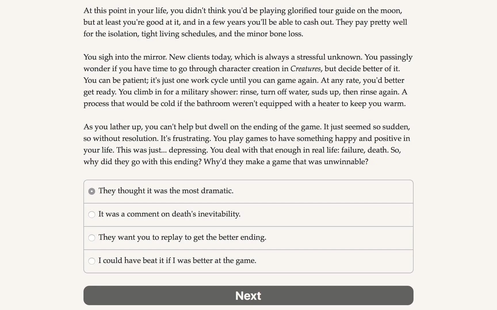 Creatures Such as We screenshot 4