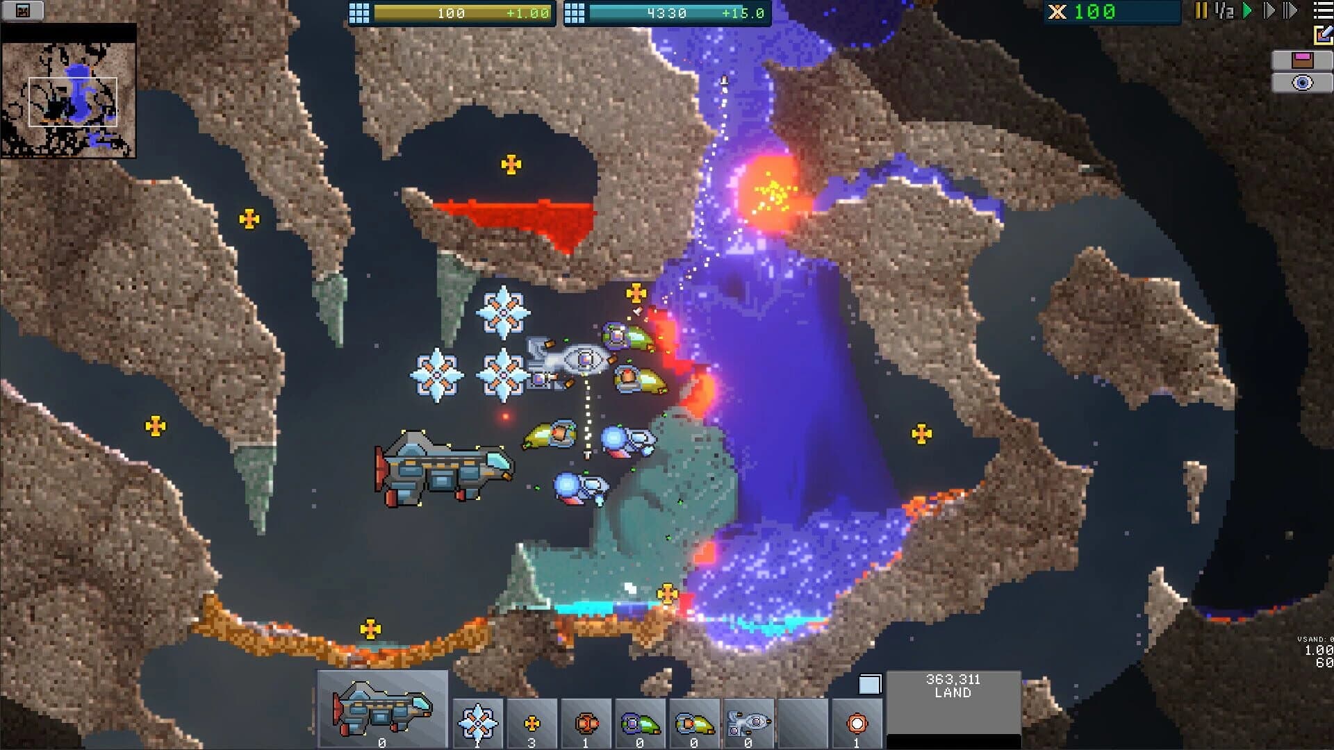 Creeper World IXE screenshot 1