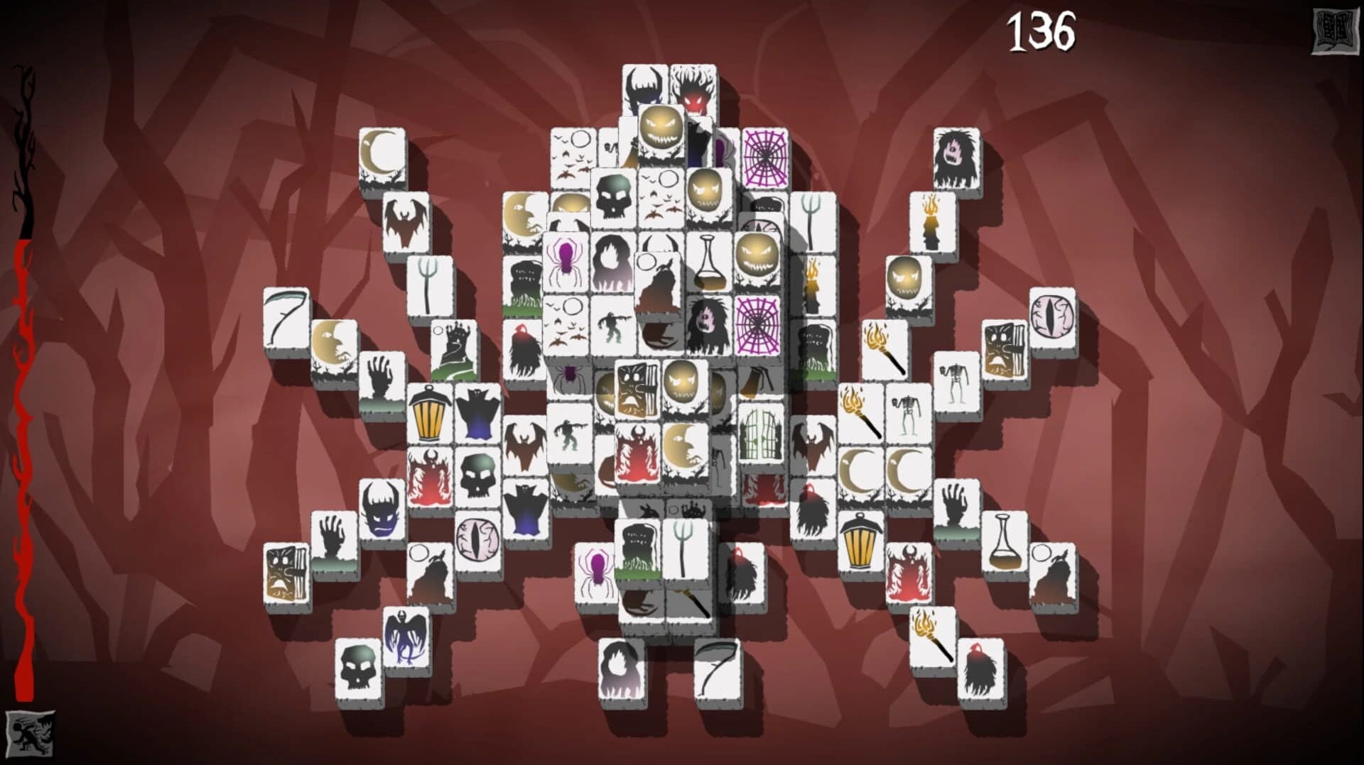 Creepy Mahjong screenshot 2