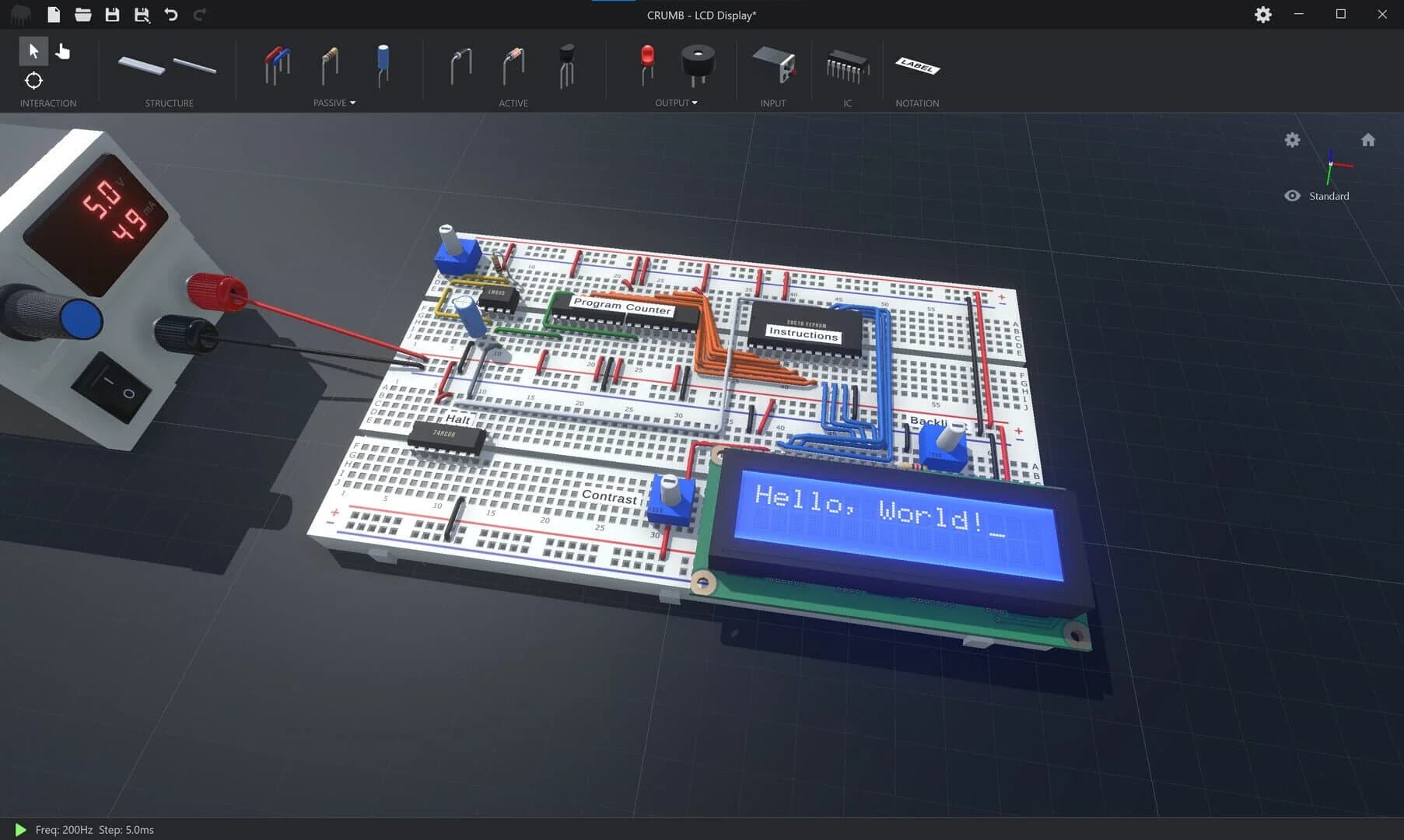 Crumb Circuit Simulator screenshot 3